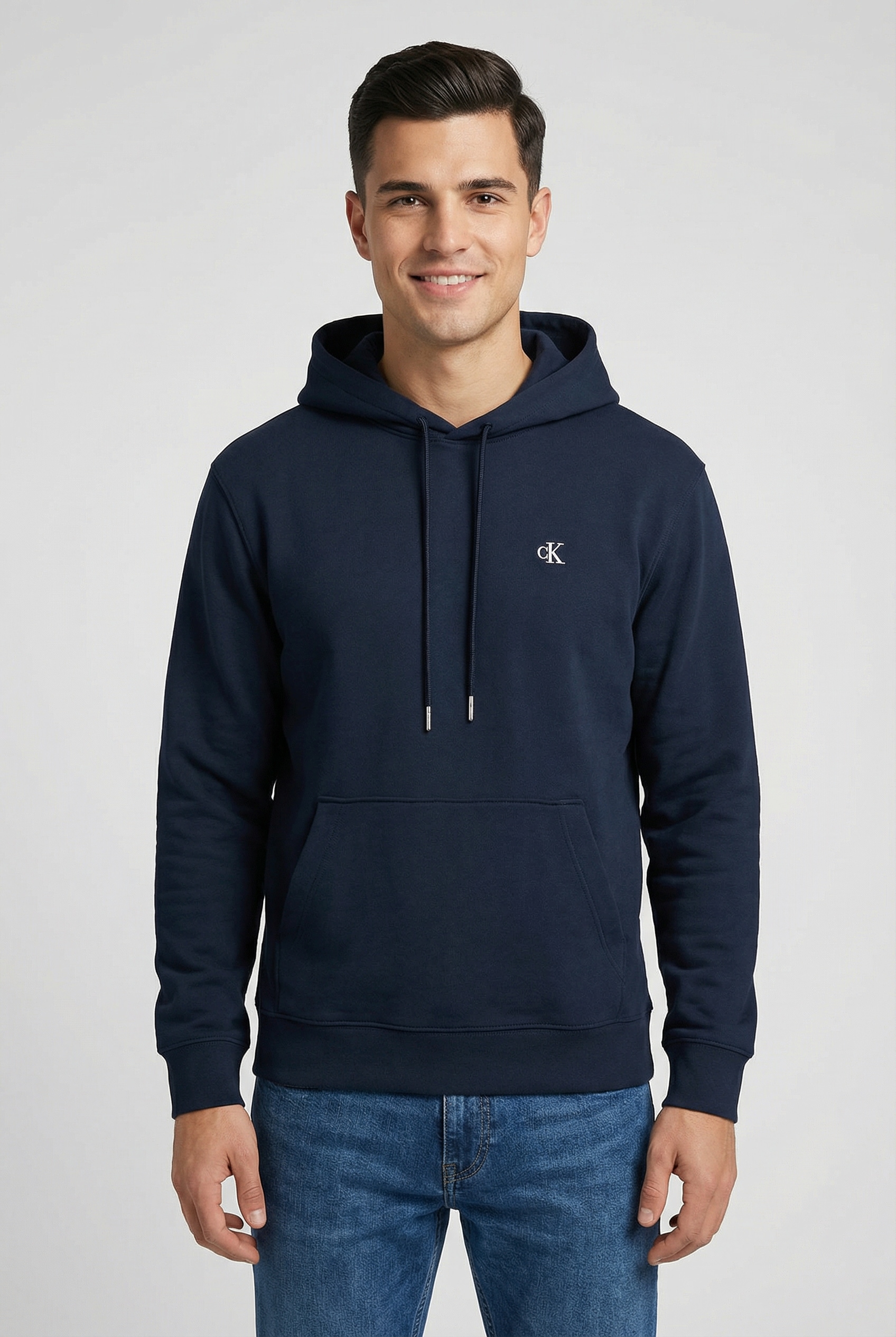 Calvin Klein Jeans Sweatshirt »MONOGRAM HOODIE«, regular fit, Kapuze, Logostickerei
