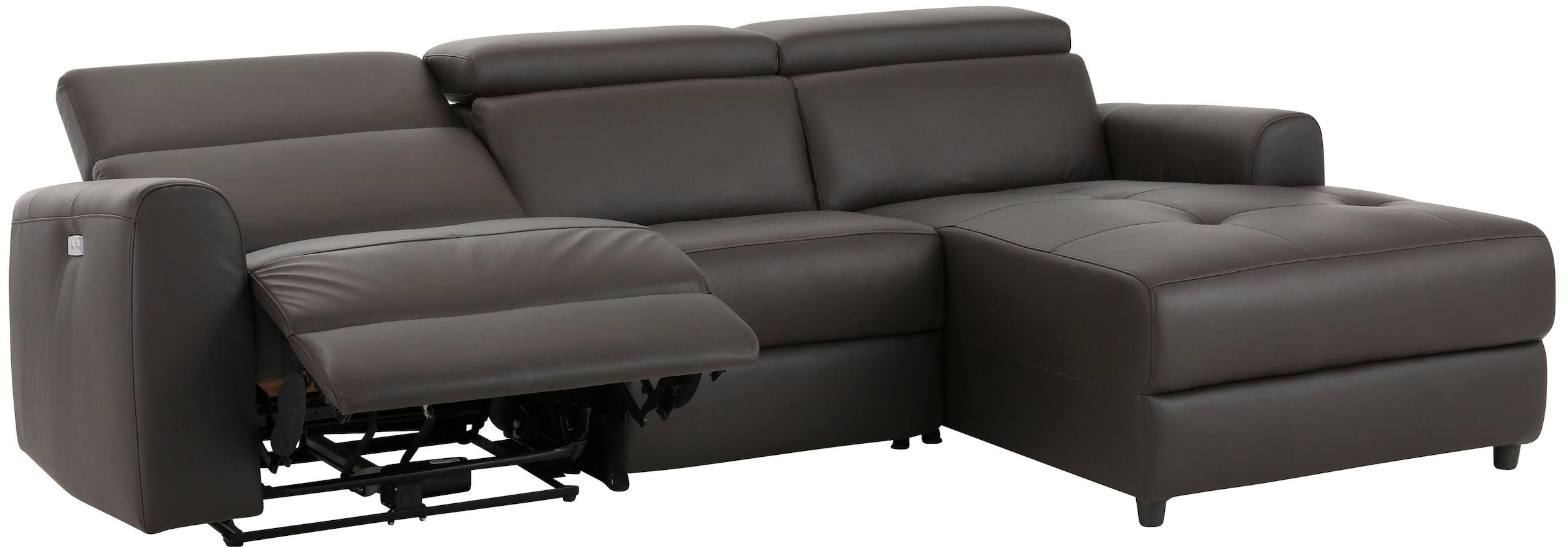 Home affaire Ecksofa »Sentrano«, auch mit elektrischer Funktion mit USB-Anschluß, in 4 Bezugsvarianten