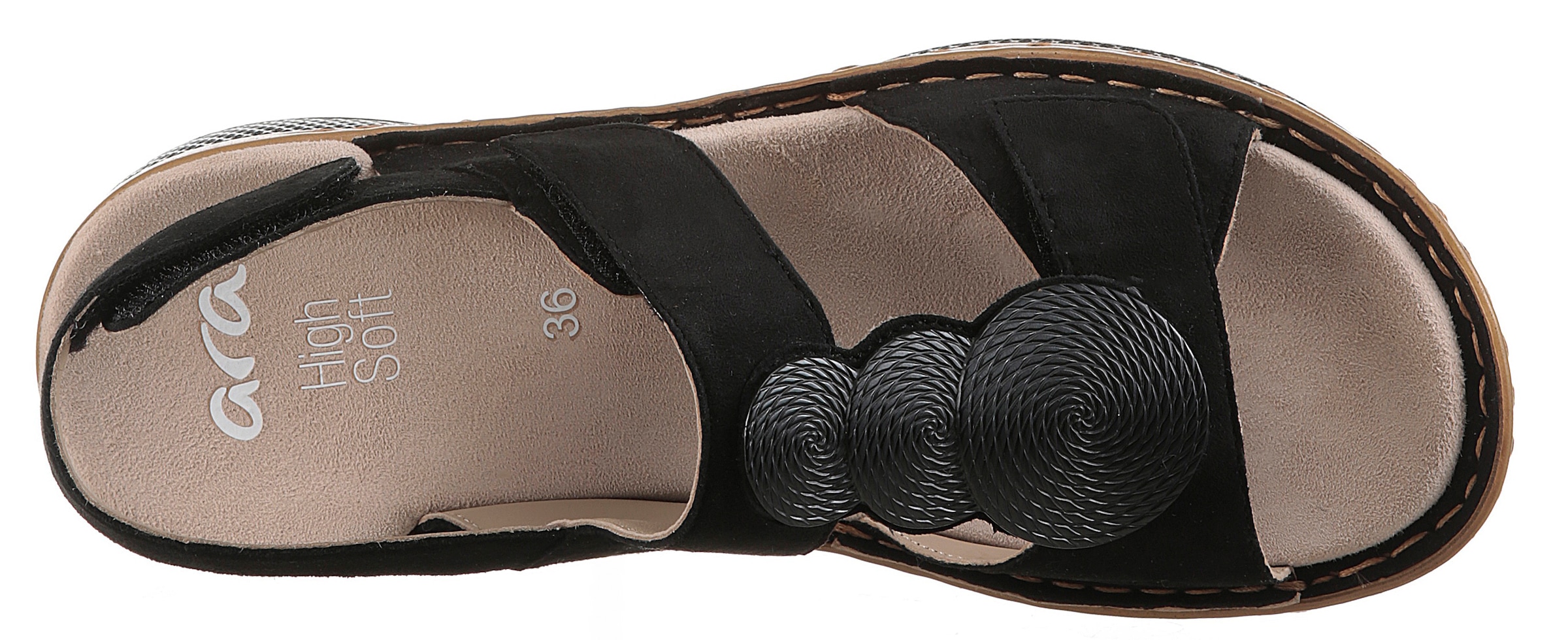 Ara Sandale »HAWAII«, Sommerschuh, Sandalette, Keilabsatz, in Bequemweite G (= weit)