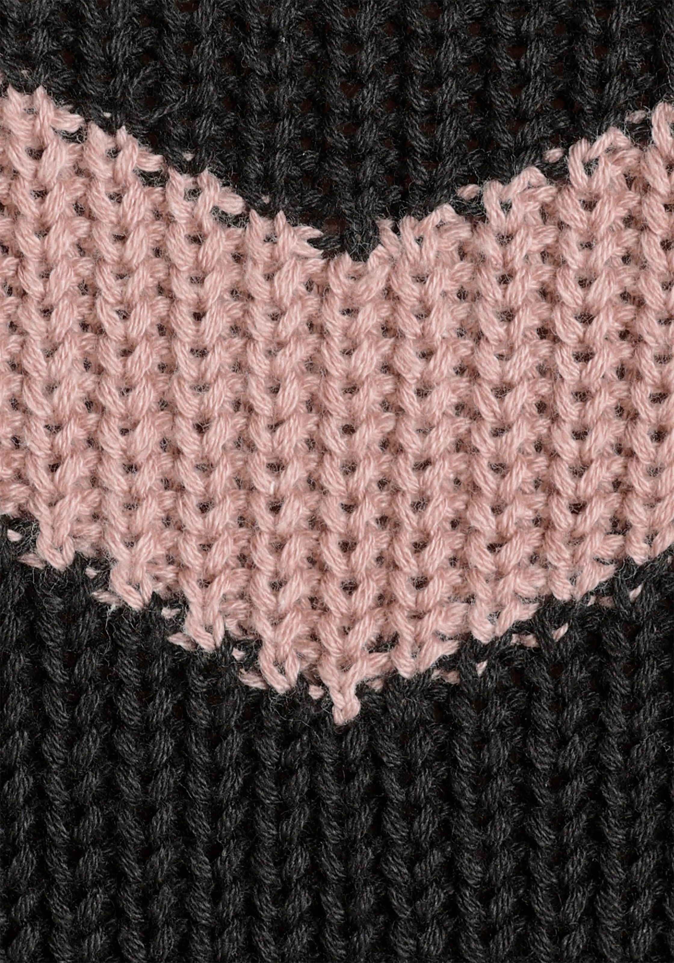 Laura Scott Strickpullover , mit mehrfarbigen Streifendesign
