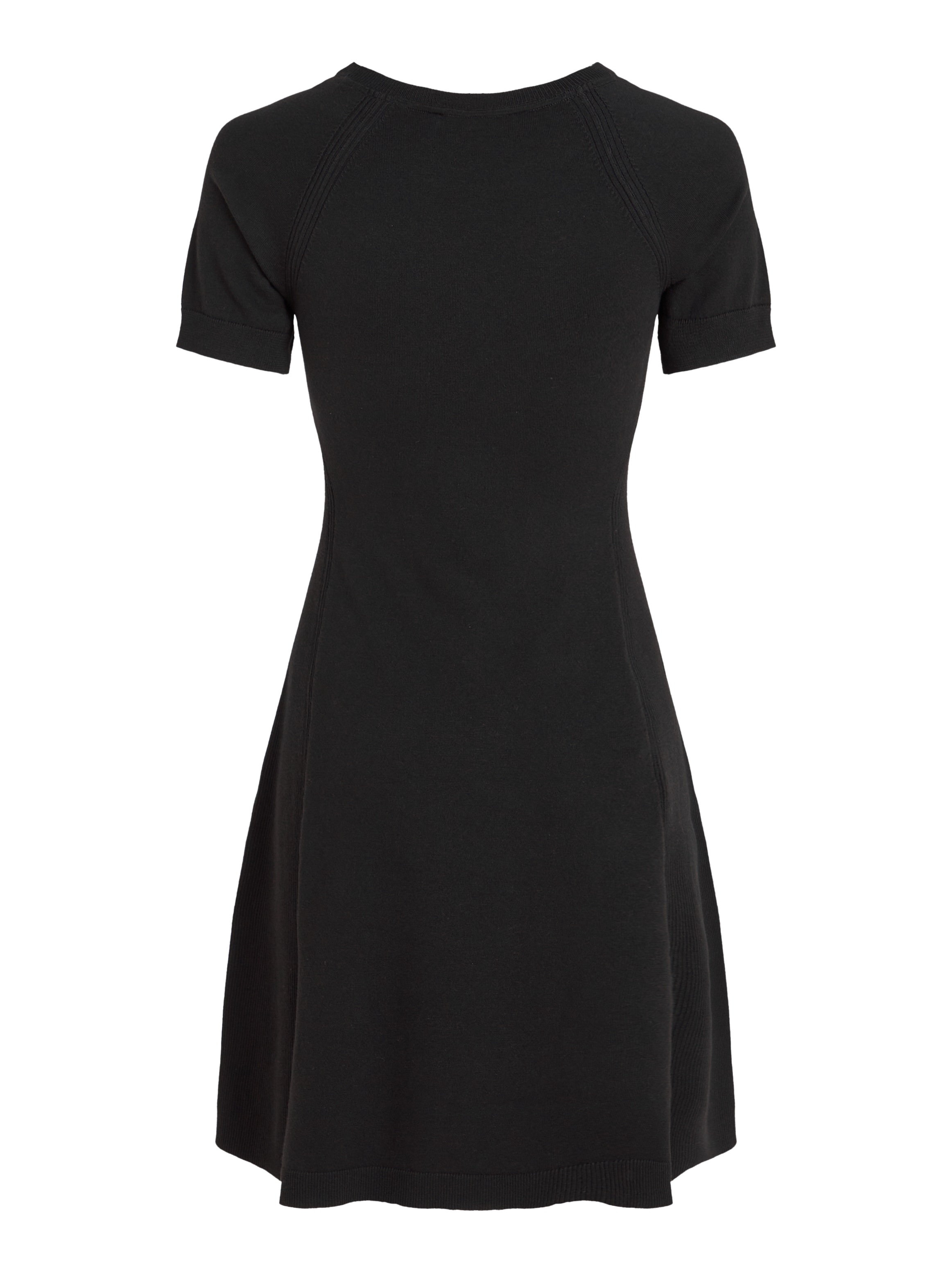 Tommy Hilfiger Jerseykleid »CO JERSEY STITCH F&F DRESS«, mit Logostickerei auf der Brust