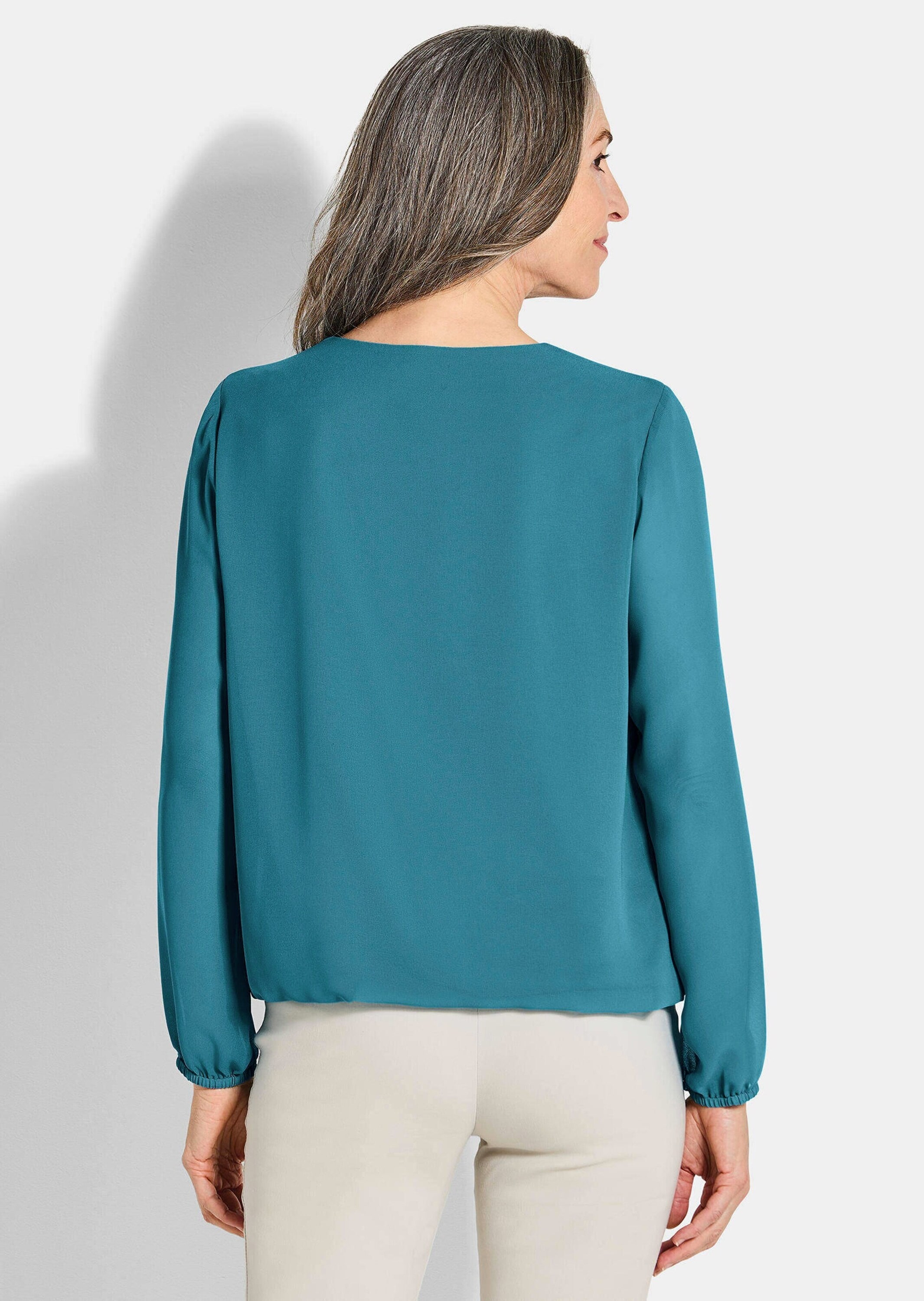 GOLDNER Klassische Bluse »Elegante Bluse aus Chiffon«