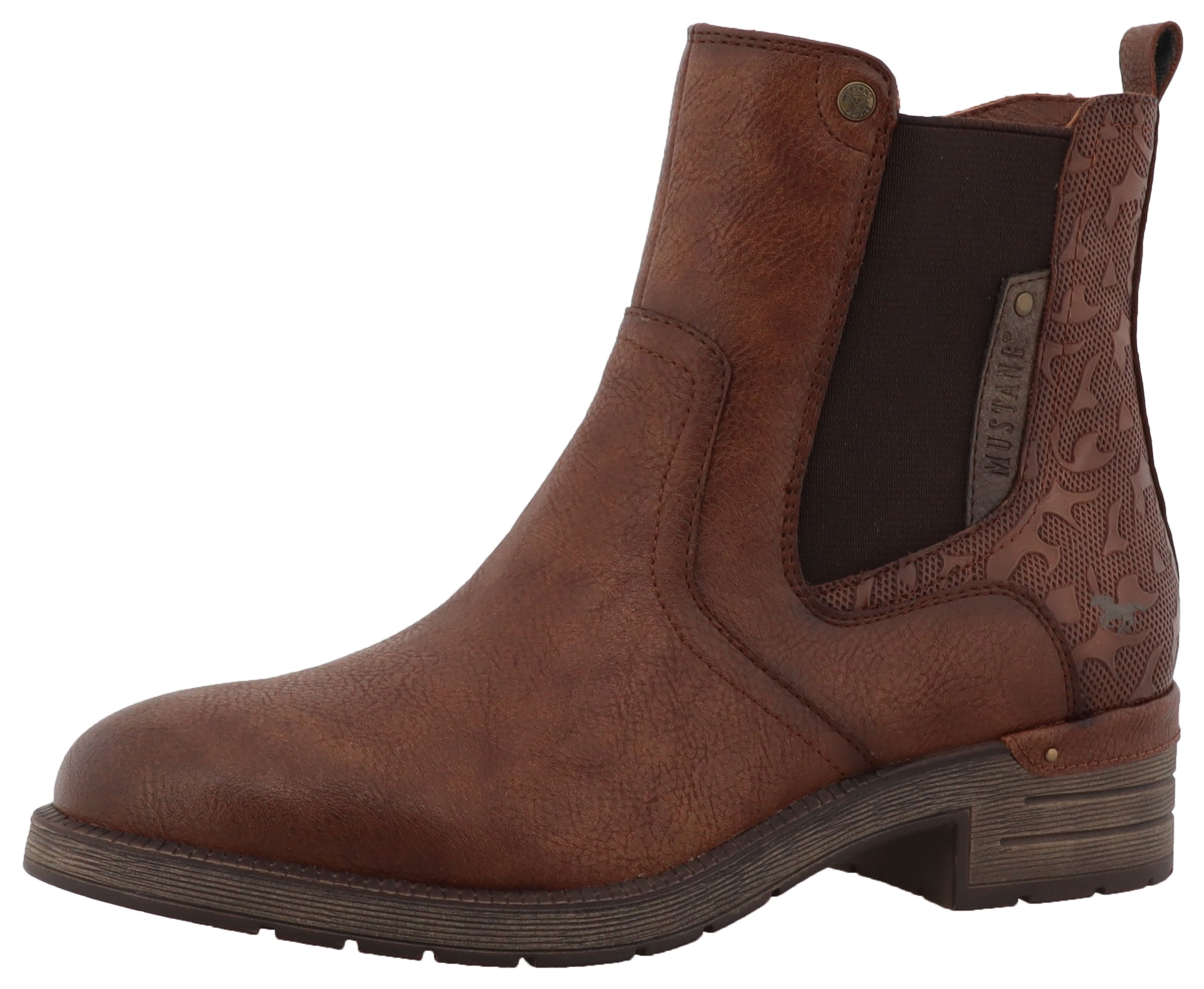 Mustang Shoes Winterstiefelette »Gelja«  Stiefelette, Winterboots mit Anziehlasche