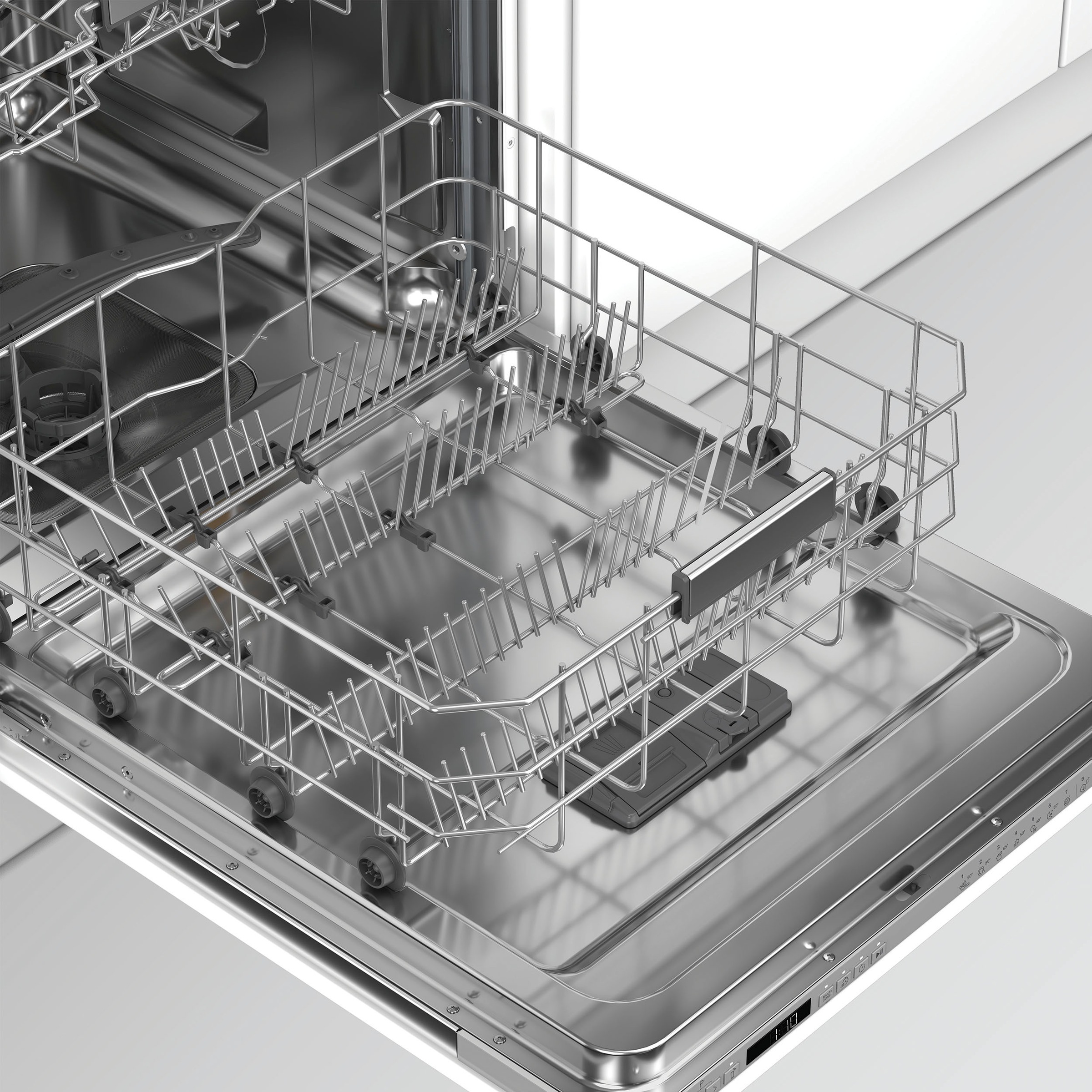 BAUKNECHT vollintegrierbarer Geschirrspüler »OBIC Ecosilent2 9760« 9,5 l 14 tlg. Maßgedecke ActiveDry – automatische Türöffnung für bessere Trockungsergebnisse