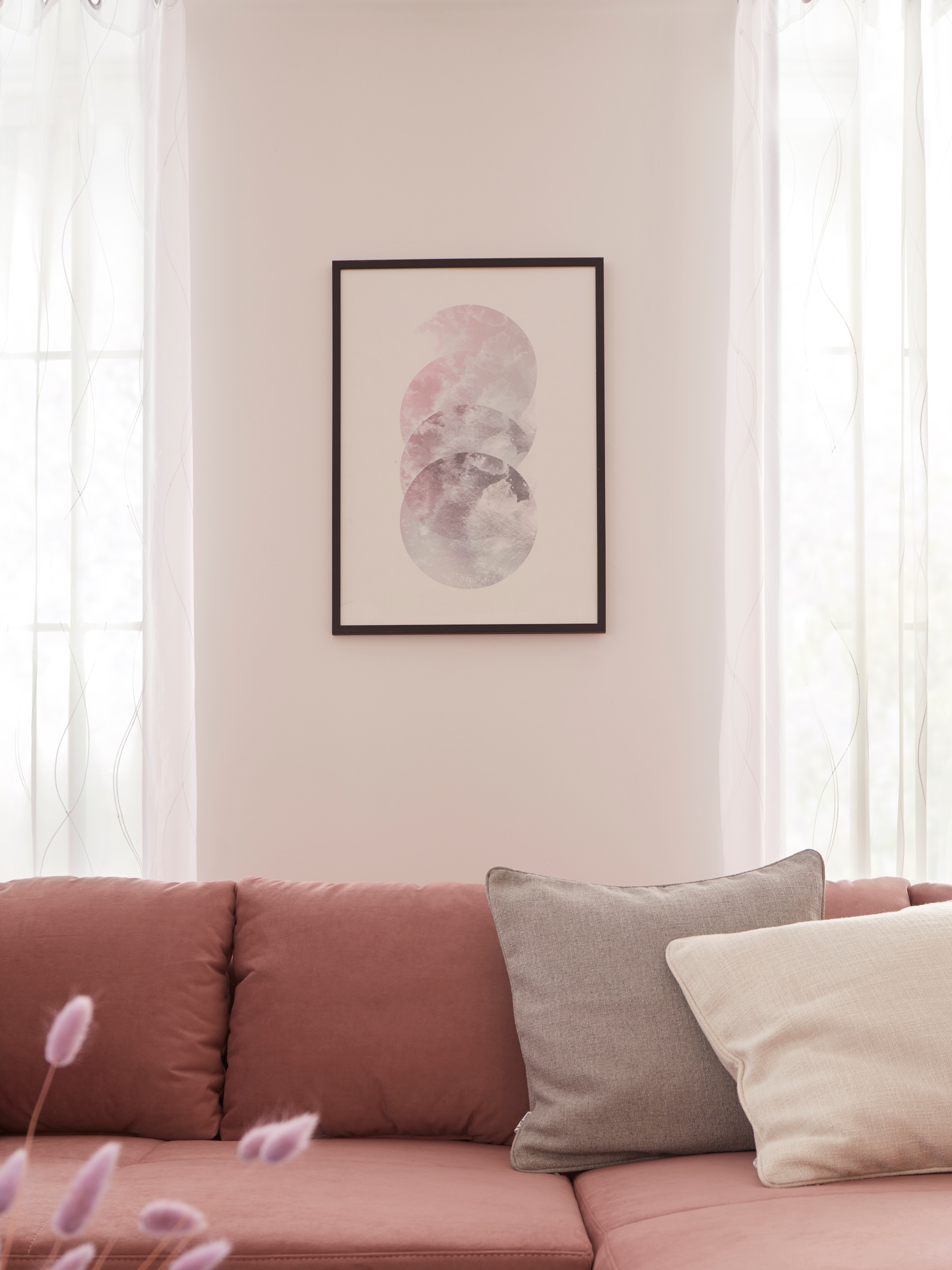 Komar Bild »Tessera Calidum« Formen | Kunst 1 Stk. tlg. Wandbild zur Dekoration - ohne Rahmen