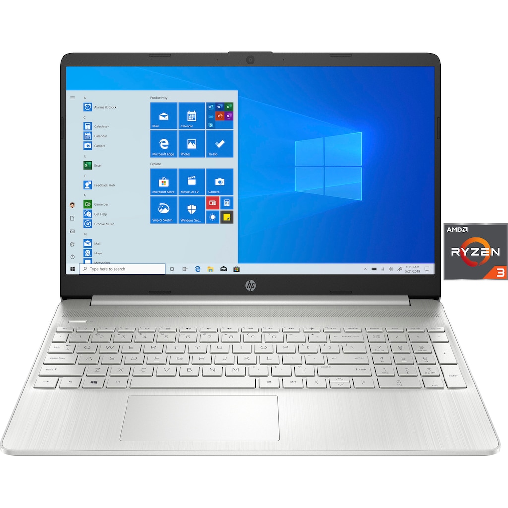 HP Notebook »15s-eq2237ng«, 39,6 cm, / 15,6 Zoll, AMD, Ryzen 3, Radeon Graphics, 512 GB SSD