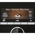 SIEMENS Kaffeevollautomat »EQ.9 s400 TI924501DE«, extra leise, automatische Milchsystem-Reinigung, bis zu 6 Profile