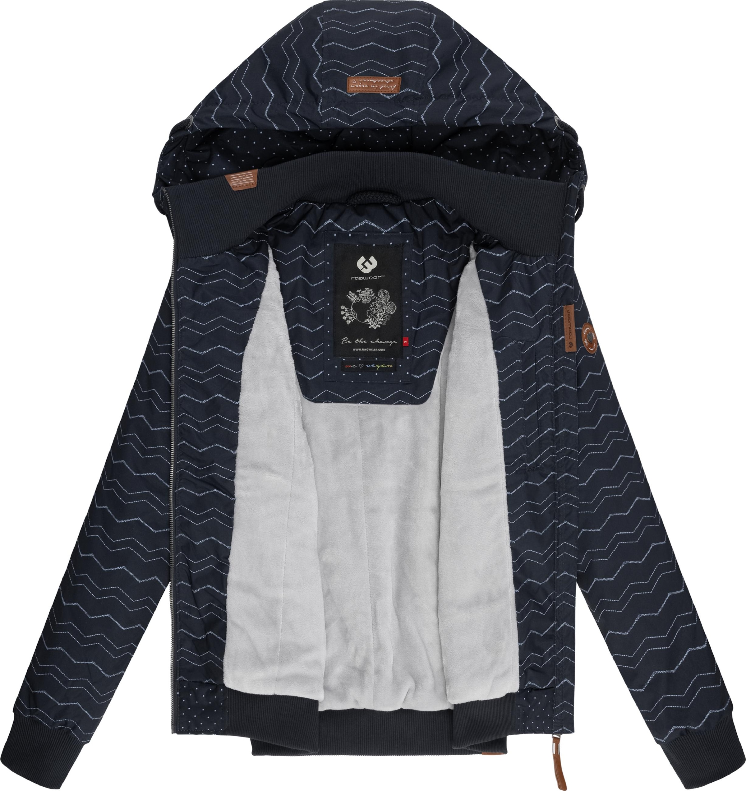 Ragwear Winterjacke »Winterjacke Nuggie Zig Zag Intl.«