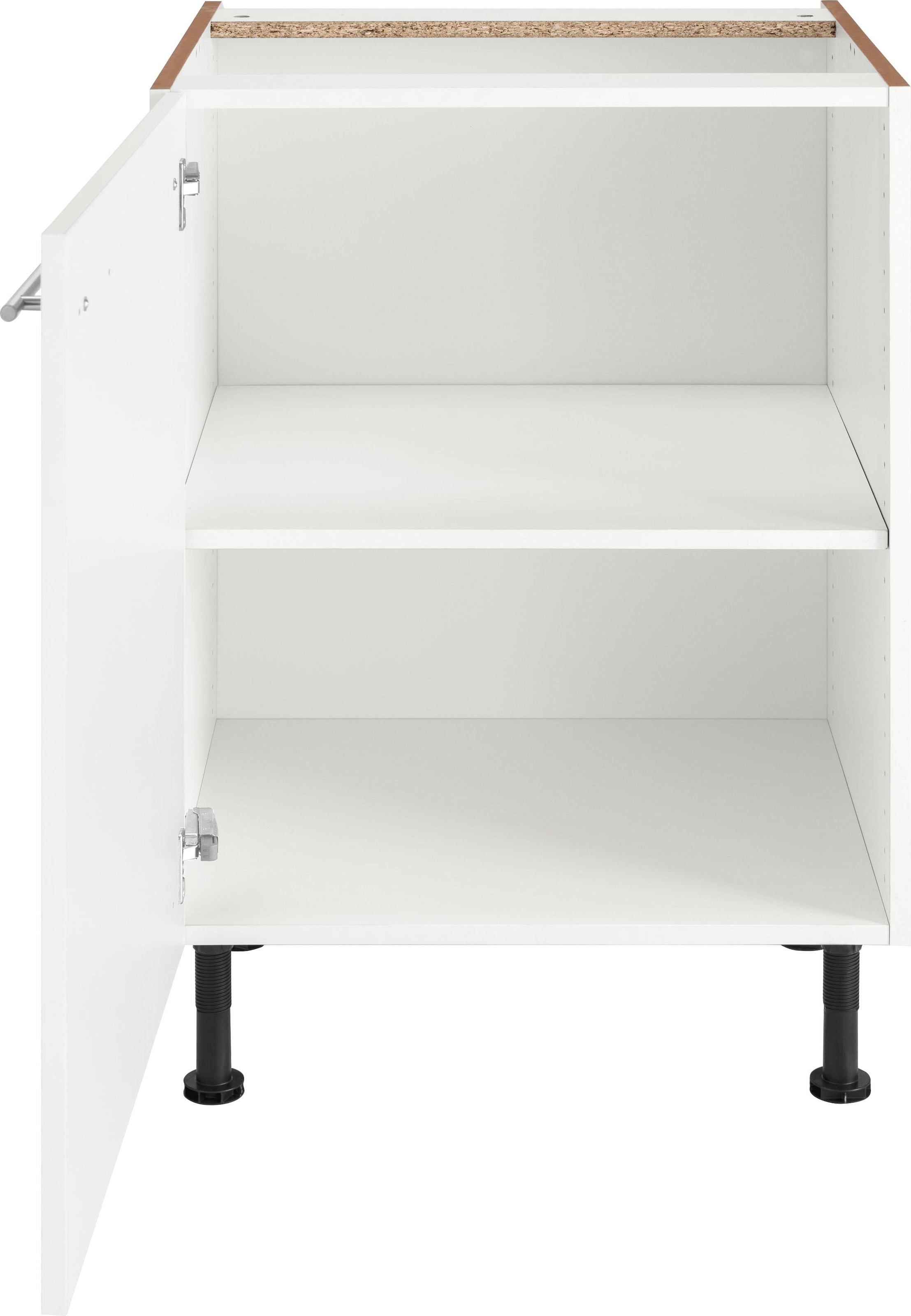 OPTIFIT Unterschrank »Bern«, 60 cm breit, mit 1 Tür mit höhenverstellbaren  Füßen, mit Metallgriff auf Rechnung bestellen