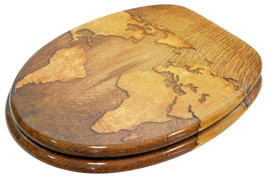 Sanilo WC-Sitz »World Map« mit Absenkautomatik