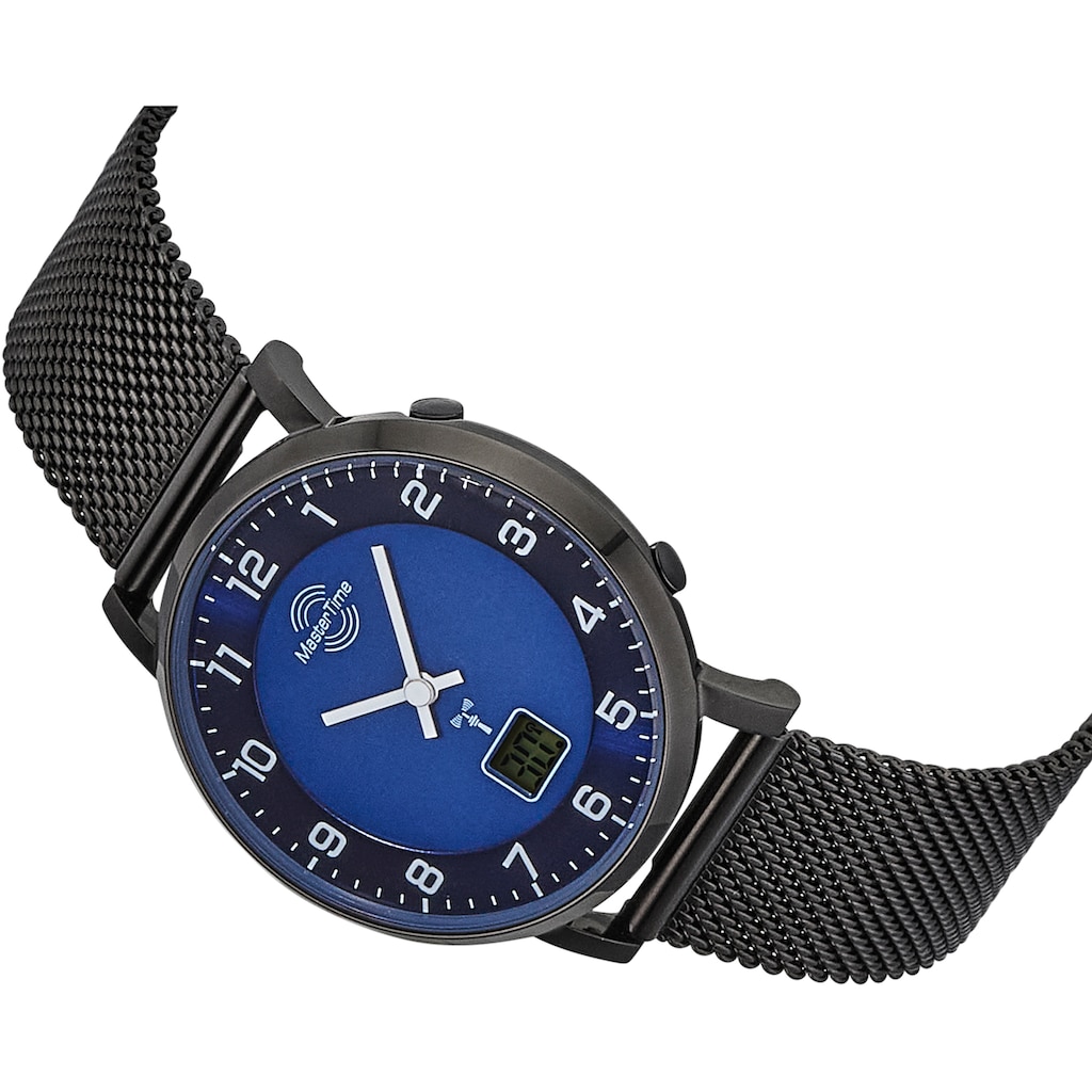 MASTER TIME Funkuhr »Advanced, MTLS-10742-32M«, Armbanduhr, Quarzuhr, Damenuhr, Datum