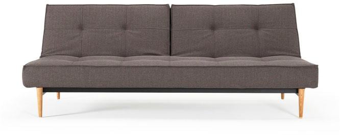 INNOVATION LIVING ™ Schlafsofa »Splitback, Rückenlehnen einzeln verstellbar, komfortabel mit Federkern«, mit hellen Styletto Beinen, in skandinavischen Design