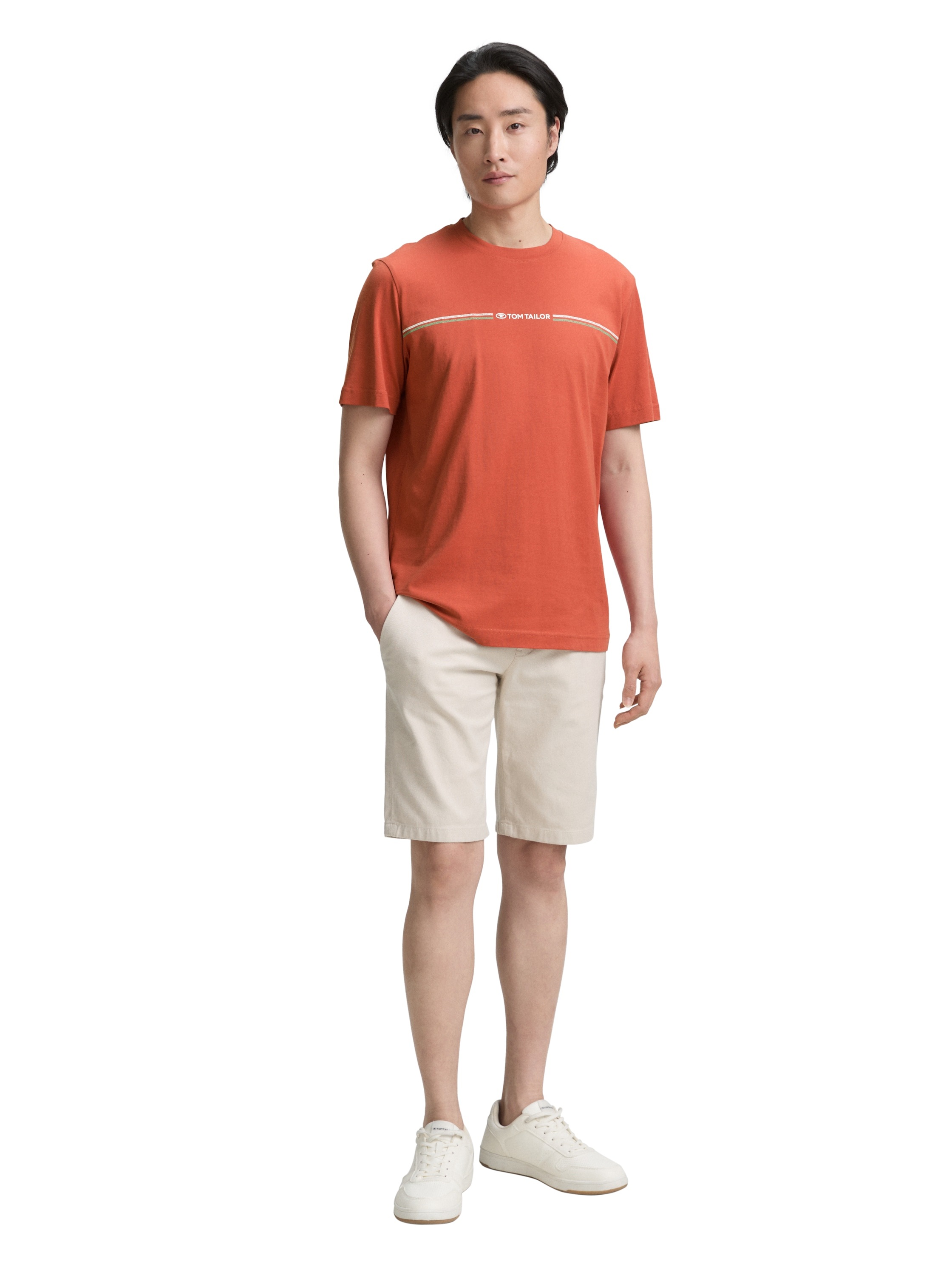 TOM TAILOR T-Shirt, mit Logofrontprint