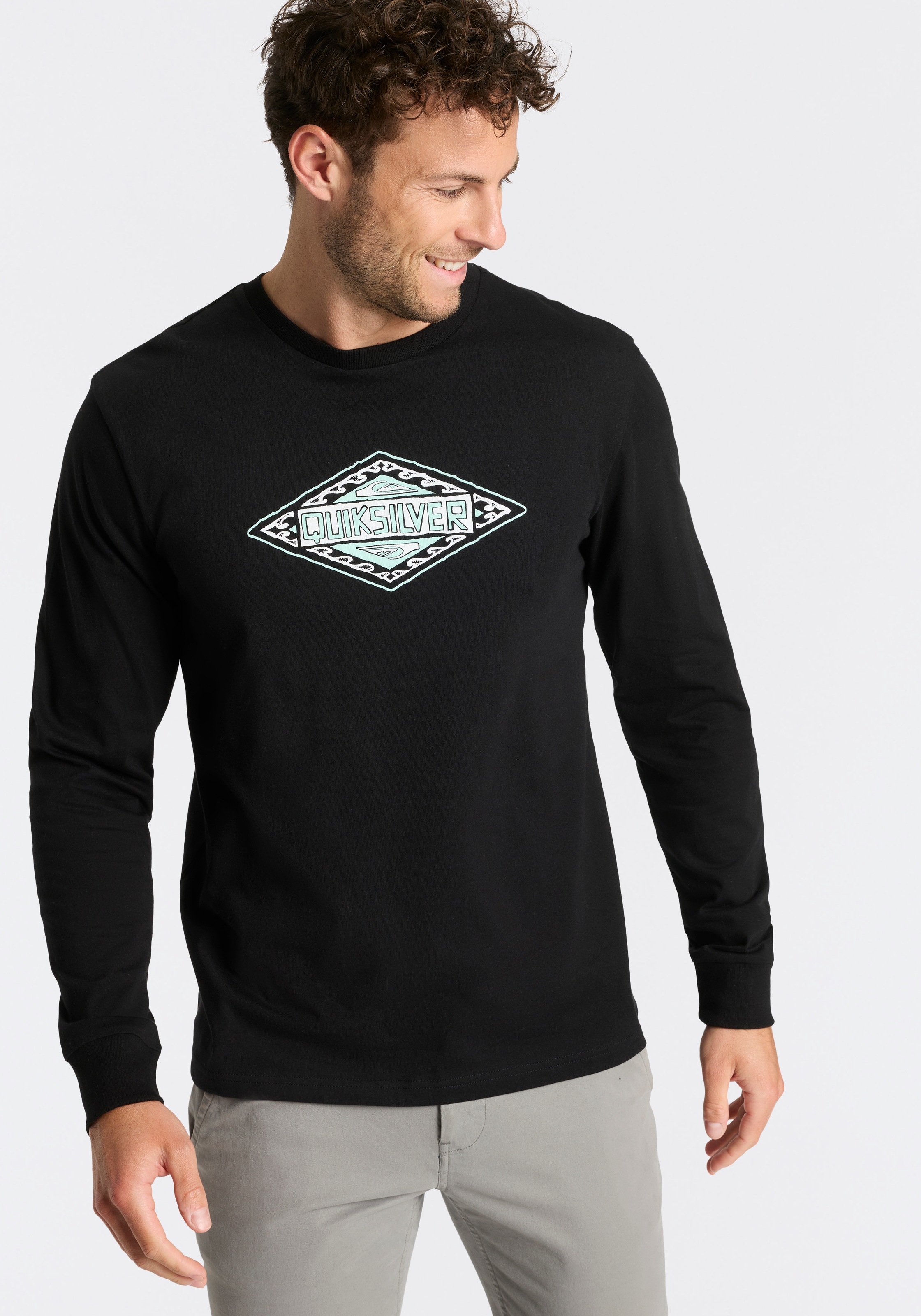 Quiksilver Langarmshirt »DESERT WAVE BEYOND WAVE LS PAK« 2 für sportliche Aktivitäten und Streetwear, aus Baumwolle