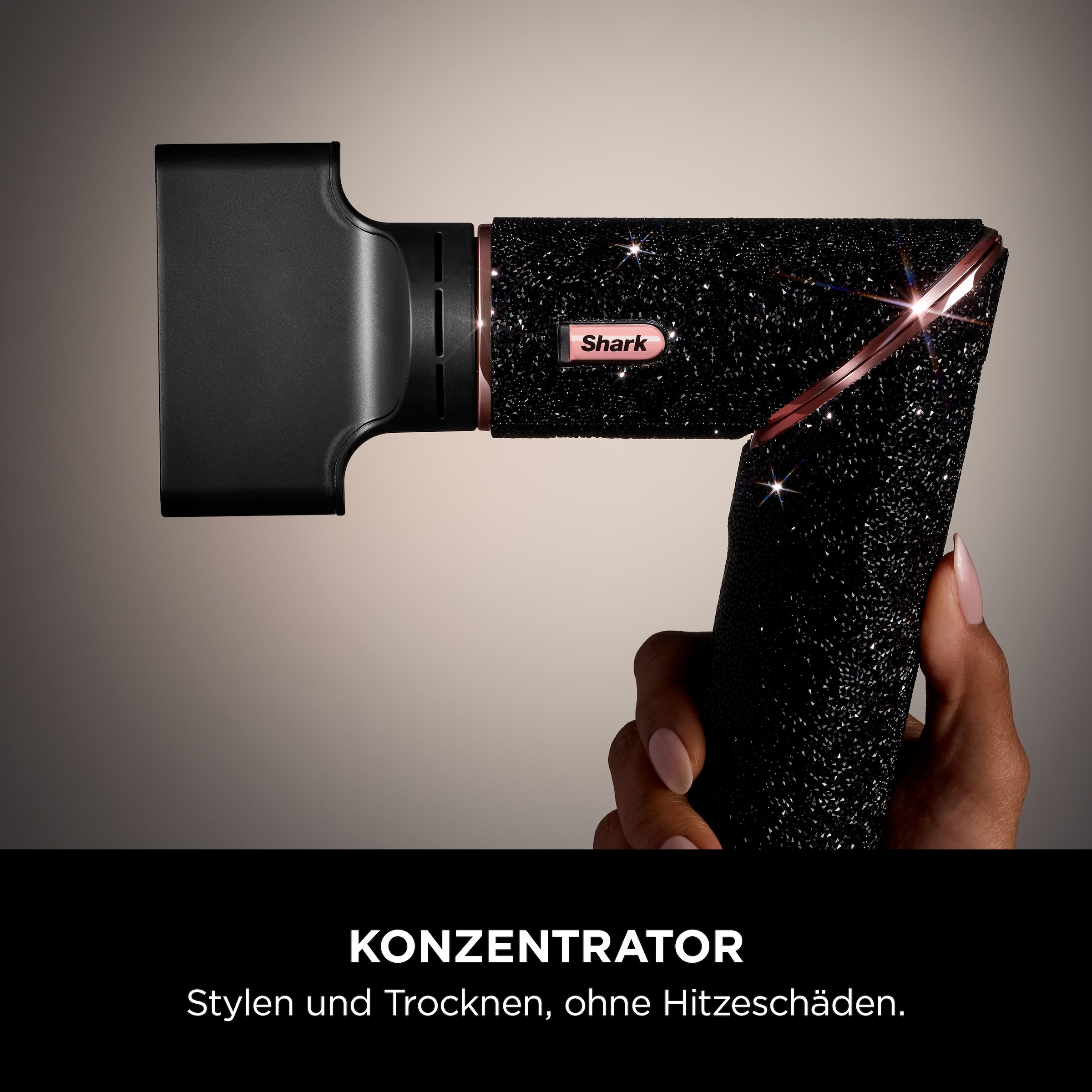 Shark Multihaarstyler »FlexStyle 5-in-1 Haarstyler und -trockner - Black Diamond HD446JBEU«, 5 Aufsätze, Mit einer Drehung vom leistungsstarken Haartrockner zum Styler