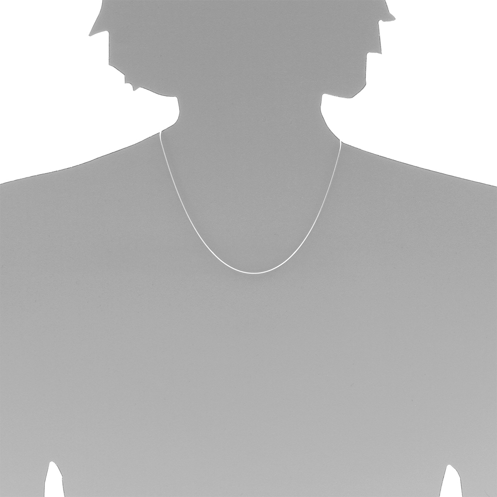 OSTSEE-SCHMUCK Silberkette »- Schlange 0,8 mm - Silber 925/000 -,«