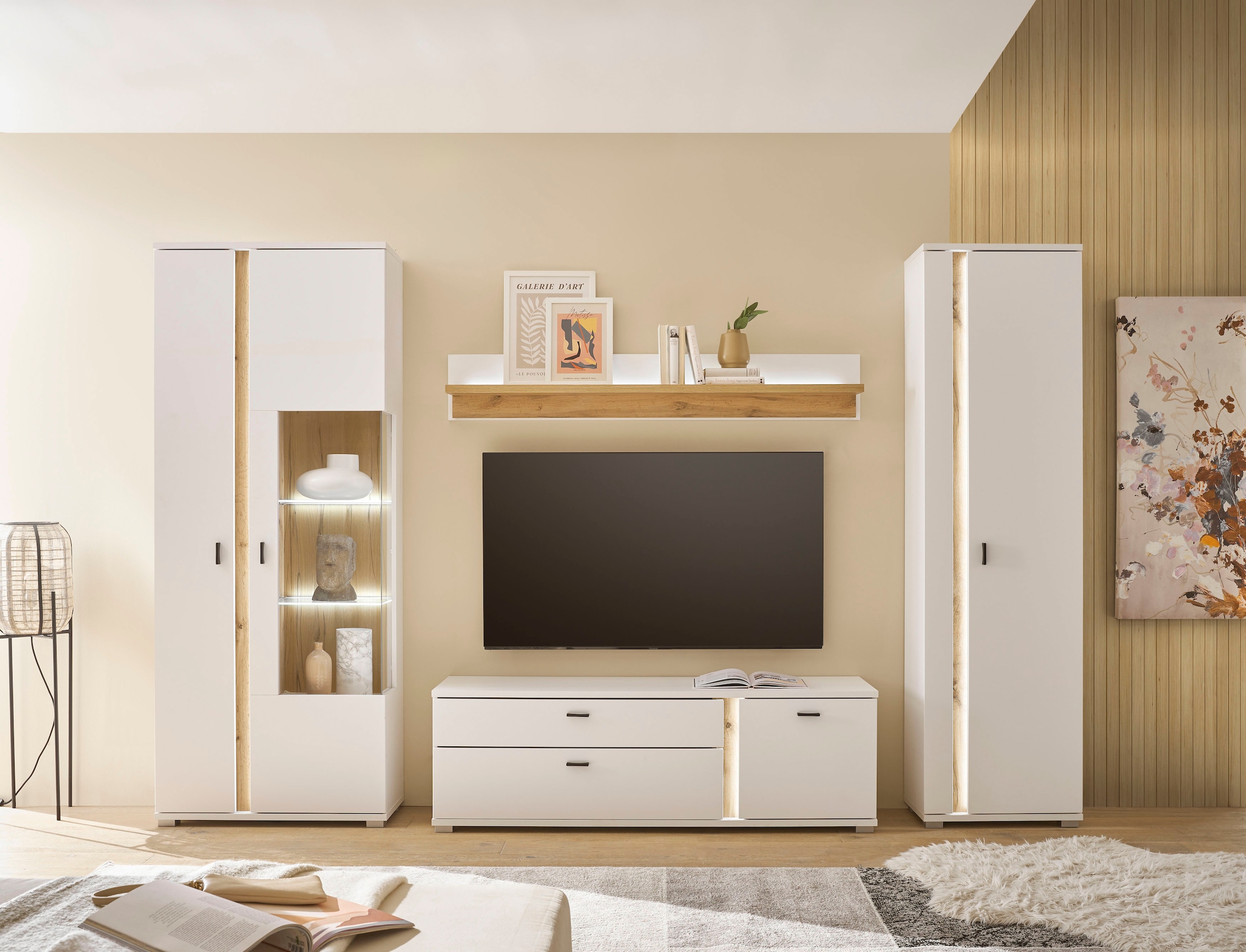 Home affaire Wohnwand »LONG ISLAND« Set, 4 Stk. tlg.