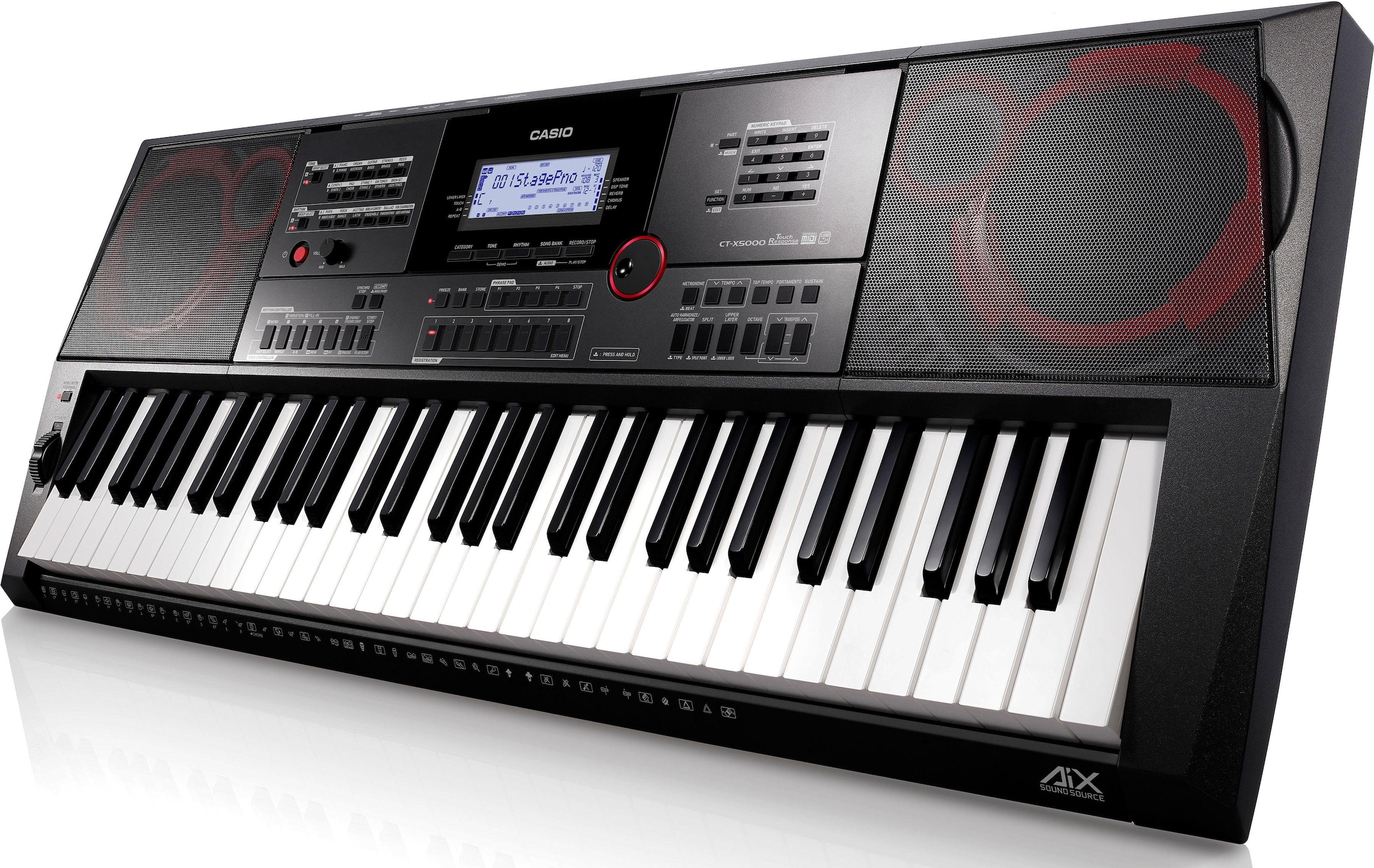 CASIO Home-Keyboard »CT-X5000«, inklusive Keyboardstativ