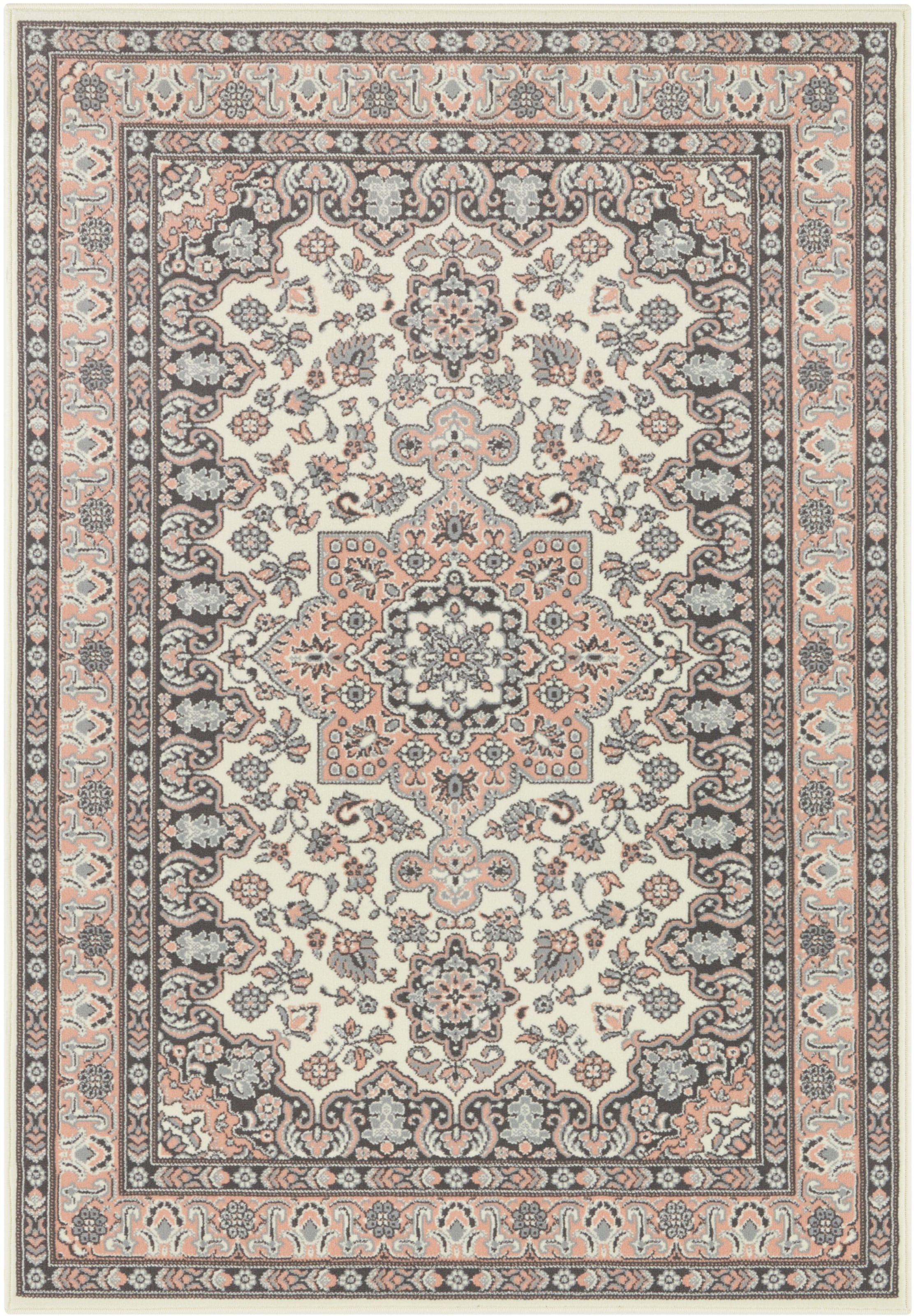 NOURISTAN Teppich »Parun Täbriz«, rechteckig, 9 mm Höhe, Kurzflor, Orient, Läufer, Vintage, Esszimmer, Wohnzimmer, Flur