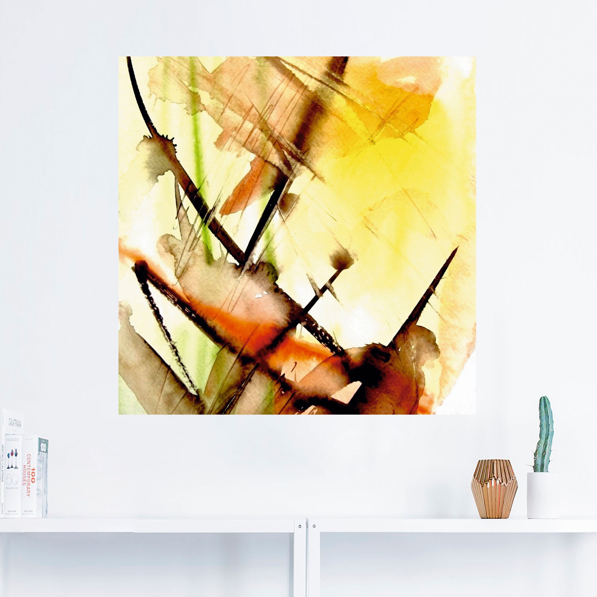 Artland Wandbild »Lichtklang«, Gegenstandslos, (1 St.), als Leinwandbild, Poster, Wandaufkleber in verschied. Größen