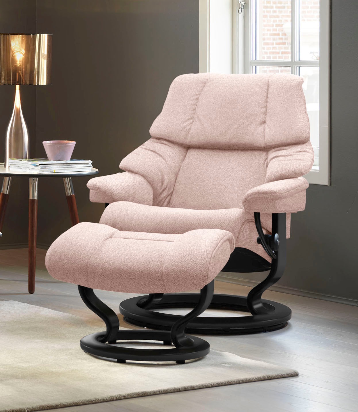 Stressless® Relaxsessel »Reno«, mit Classic Base, Größe S, M & L, Gestell Schwarz