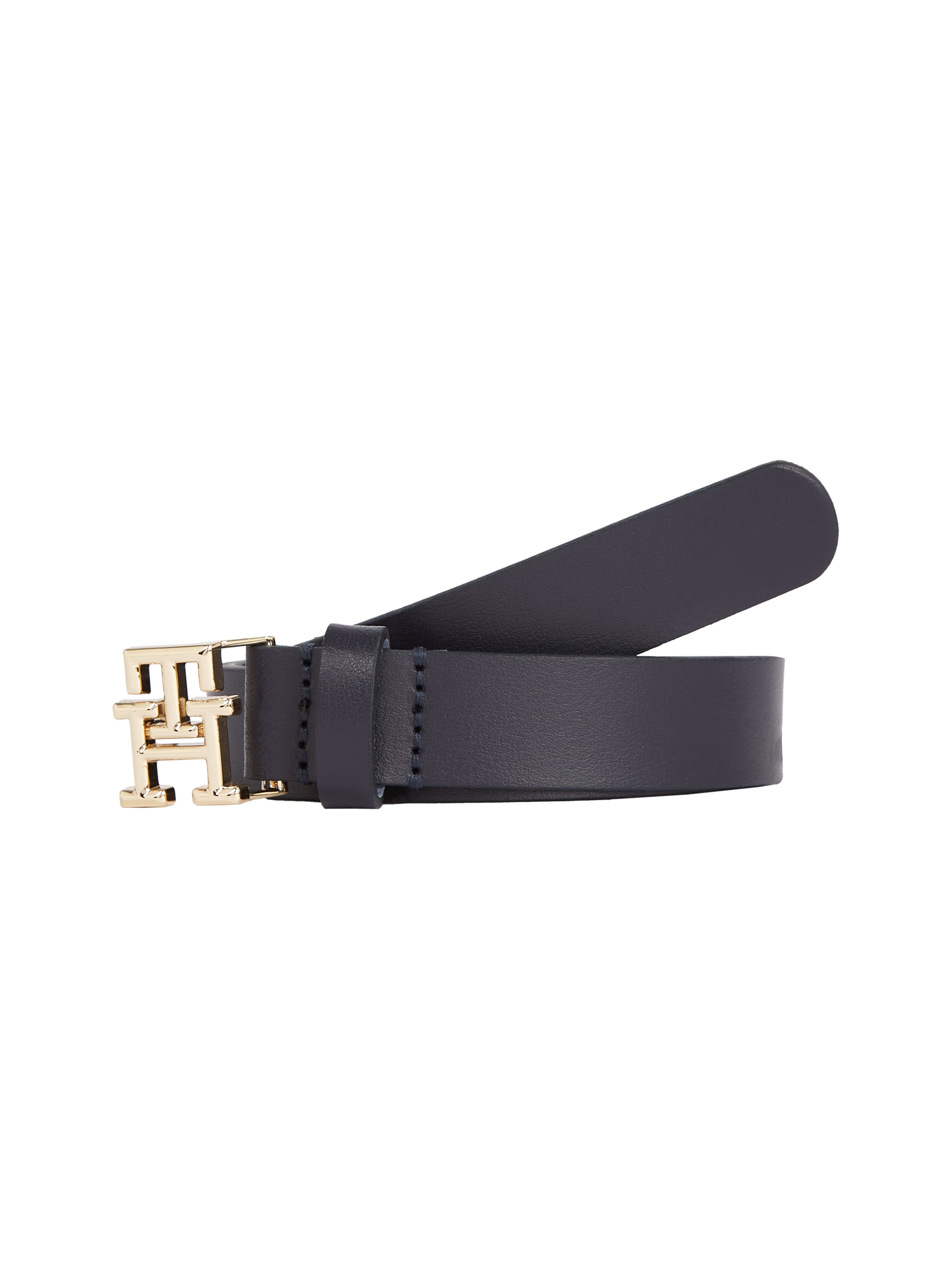 TOMMY HILFIGER Ledergürtel  dunkelblau | 100