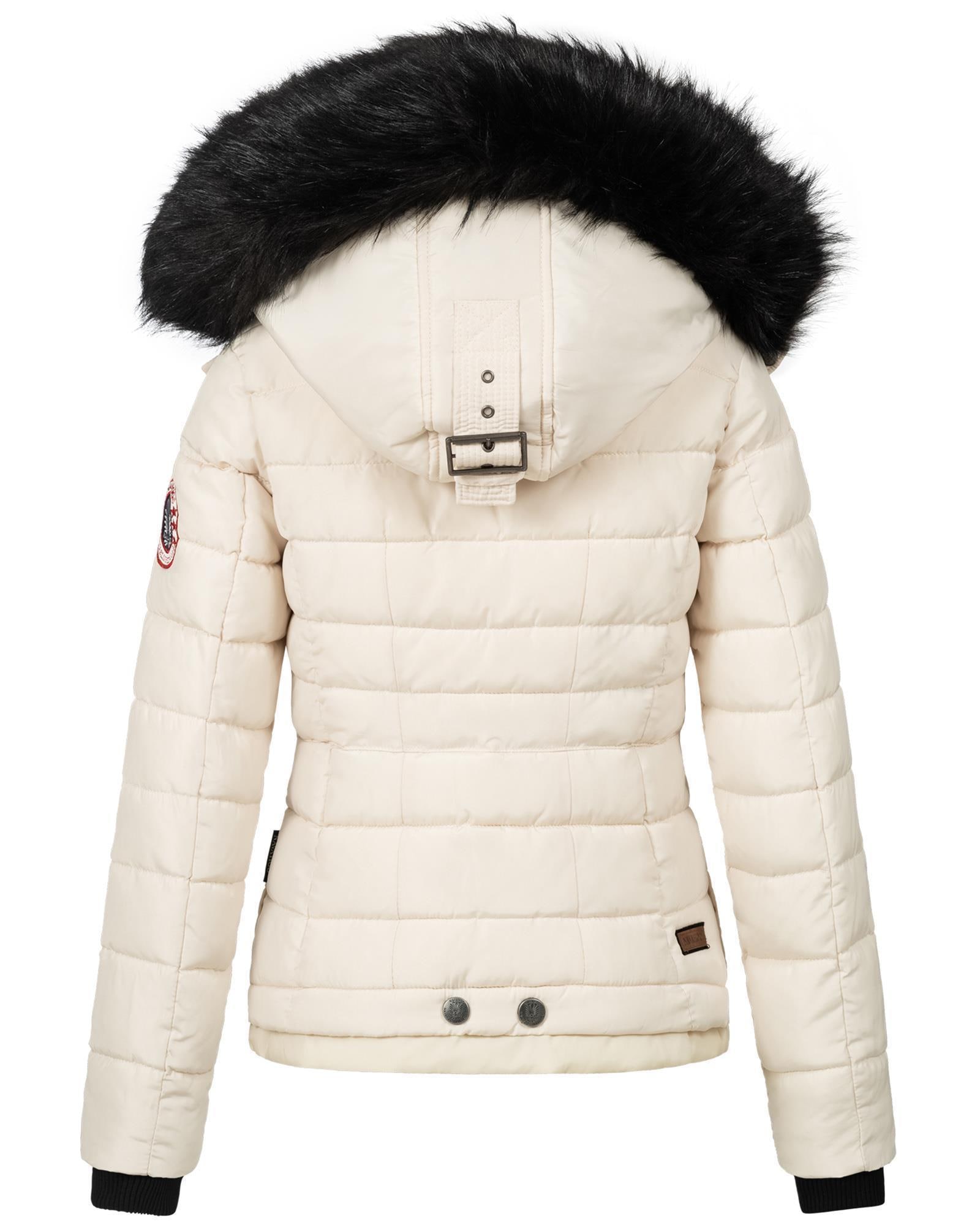 Navahoo Steppjacke »Navahoo Chloe warme Damen Winter Jacke Parka Mantel Stepp Kurzjacke gefüttert NEU B301«