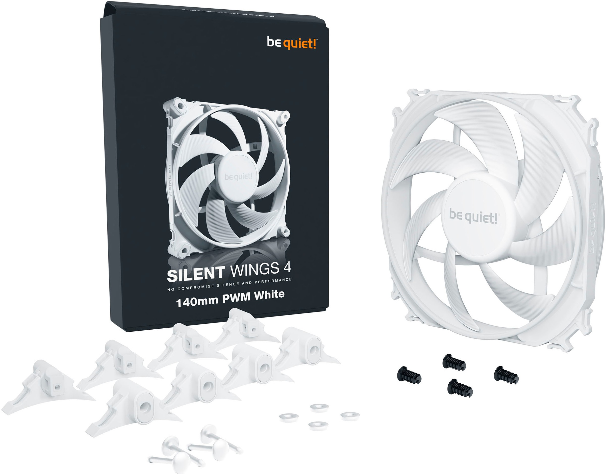 be quiet! Gehäuselüfter »SILENT WINGS 4  140mm PWM White«