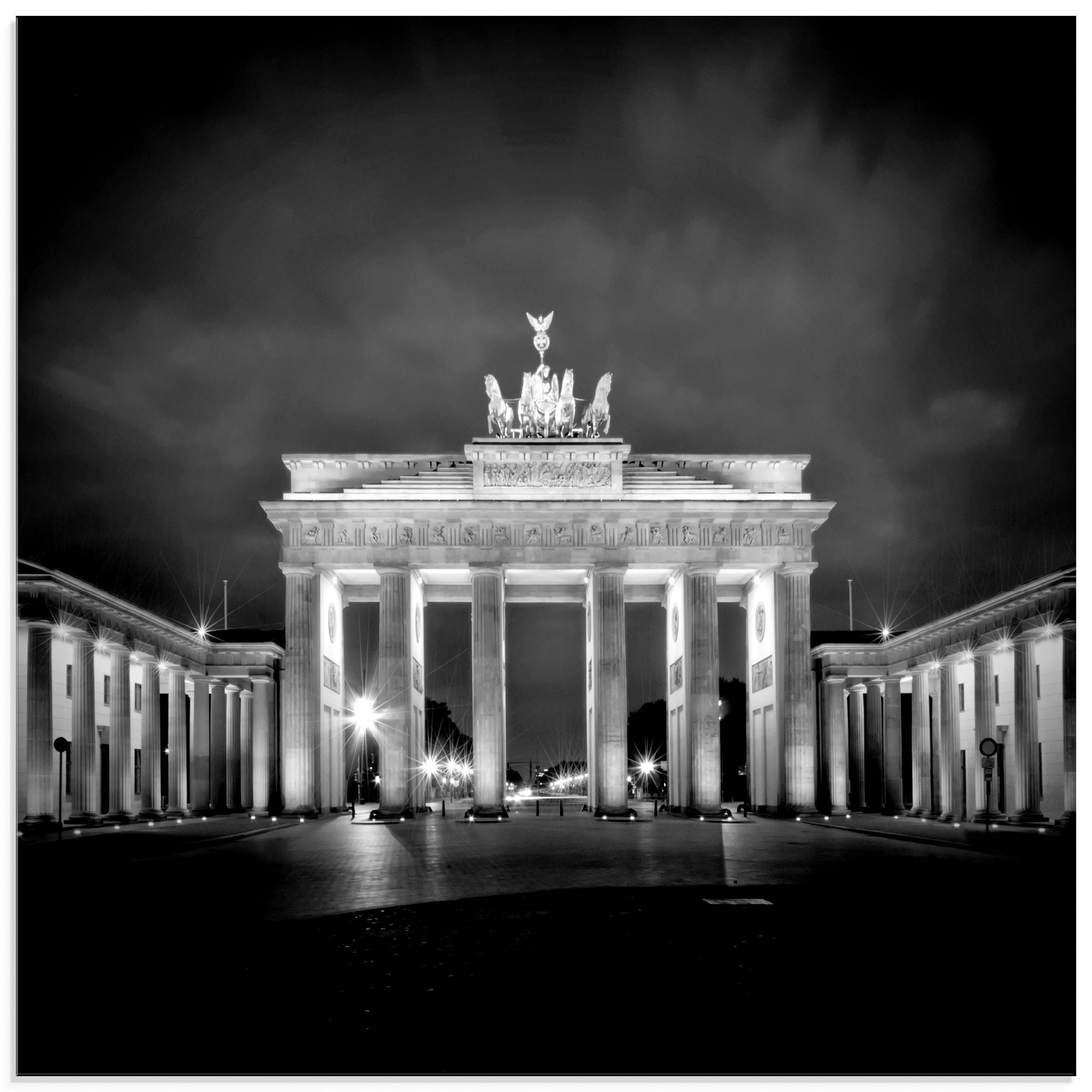 Artland Glasbild »Berlin Brandenburger bequem Größen in kaufen St.), I«, verschiedenen Gebäude, (1 Tor