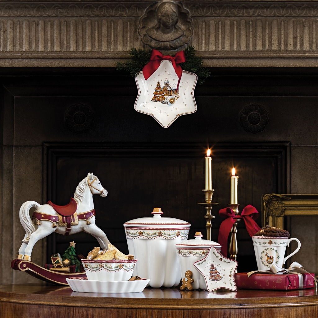 Villeroy & Boch Schale »Sternschale Lebkuchendorf Winter Bakery Delight 360 ml bunt«