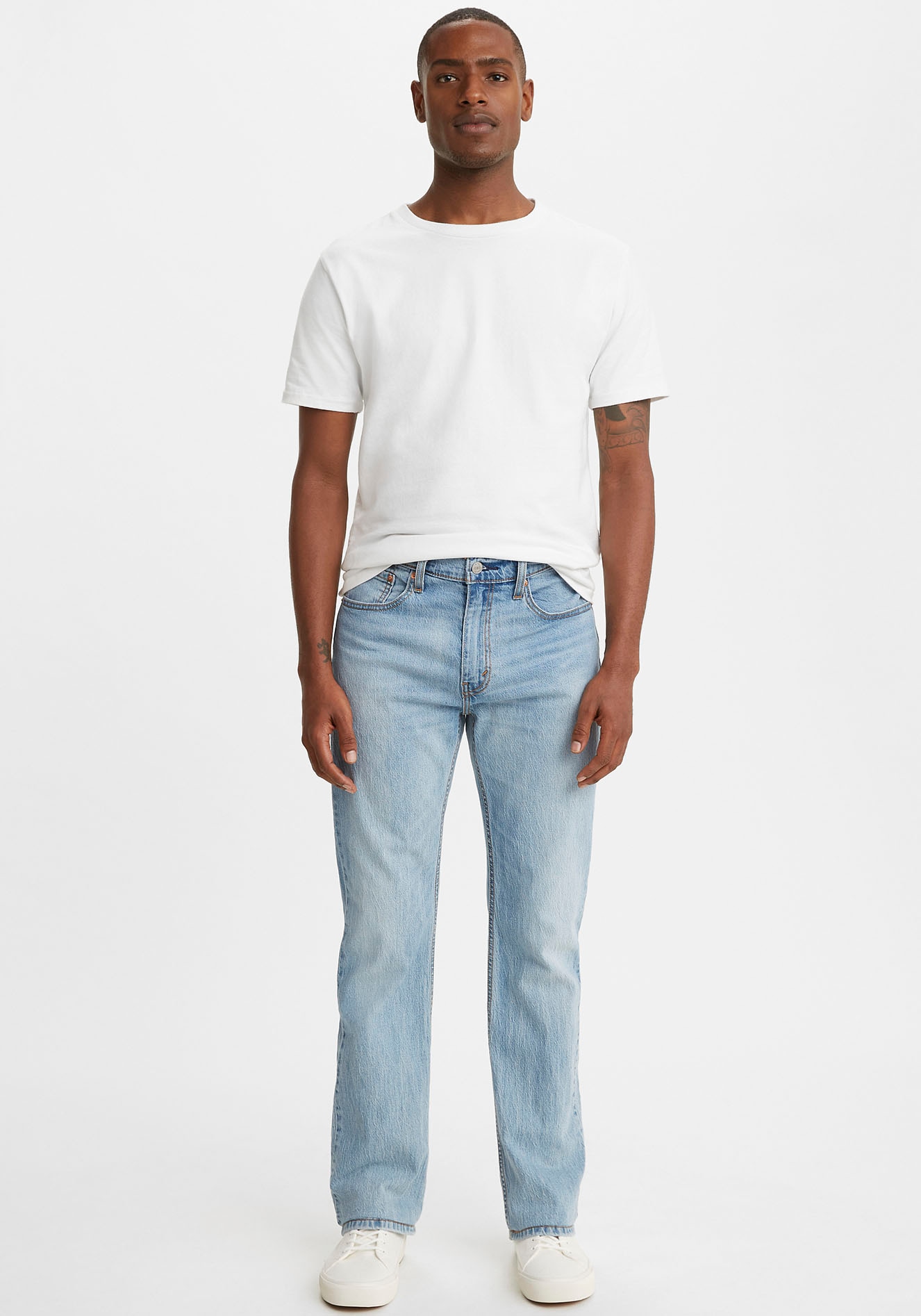 Levi's® Bootcut-Jeans »527 SLIM BOOT CUT«, in cleaner Waschung