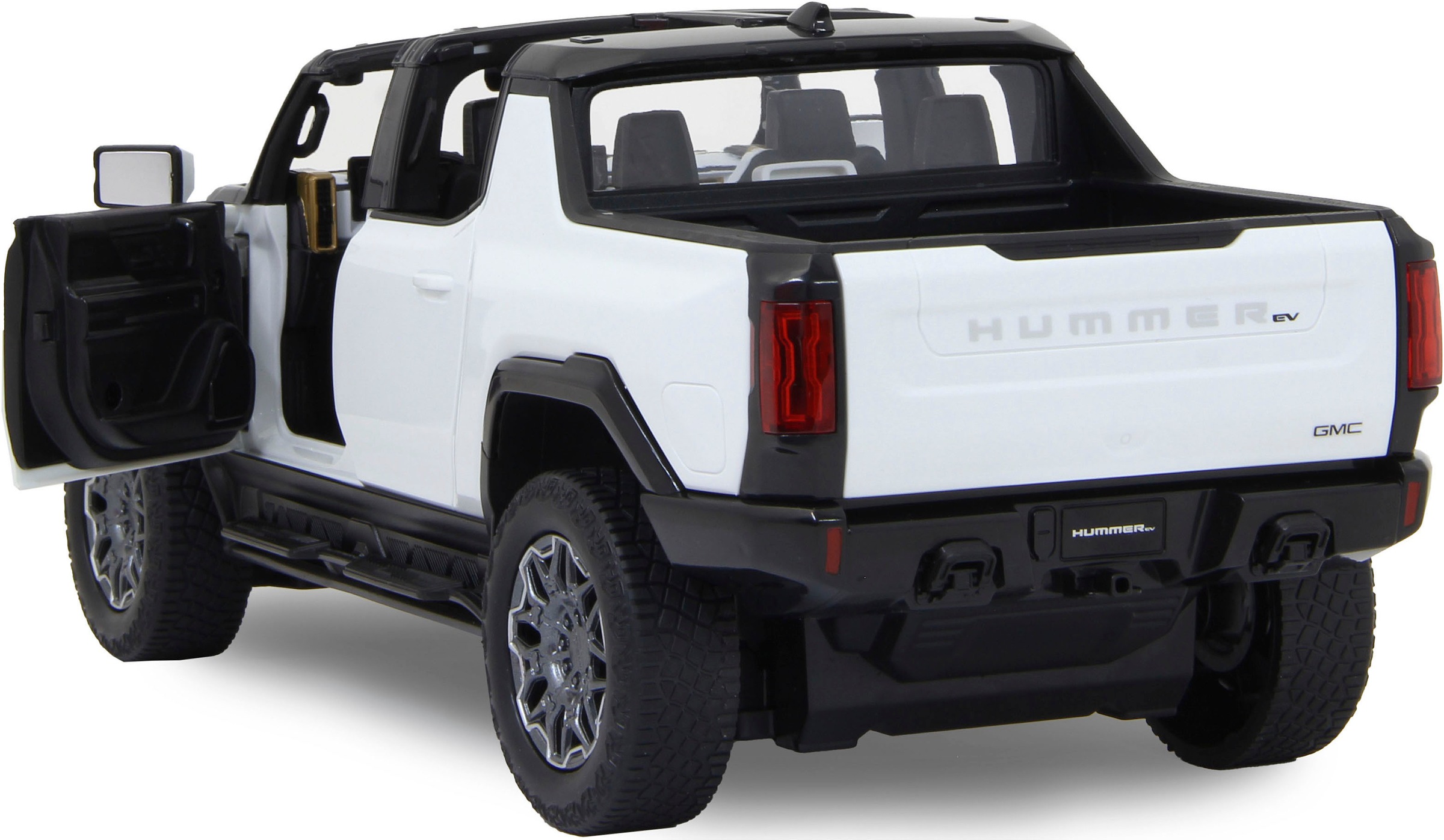 Jamara RC-Auto »Deluxe Cars, Hummer EV 1:16, weiß - 2,4 GHz«, mit LED-Lichtern