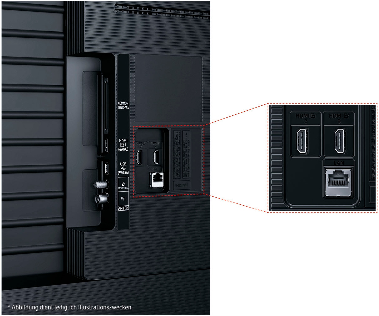 Samsung LED-Fernseher »GU55U8079FU« 138 cm/55 ″ Smart-TV Crystal UHD, Q-Symphony, Dolby Surround Sound, Triple Tuner, Smart-Hub