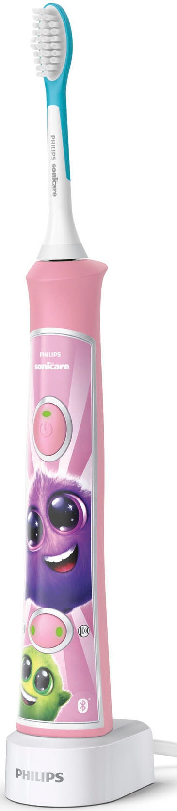 Philips Sonicare Elektrische Kinderzahnbürste »HX6352/42«, 2 St. Aufsteckbürsten, mit interaktiver Zahnputz-App