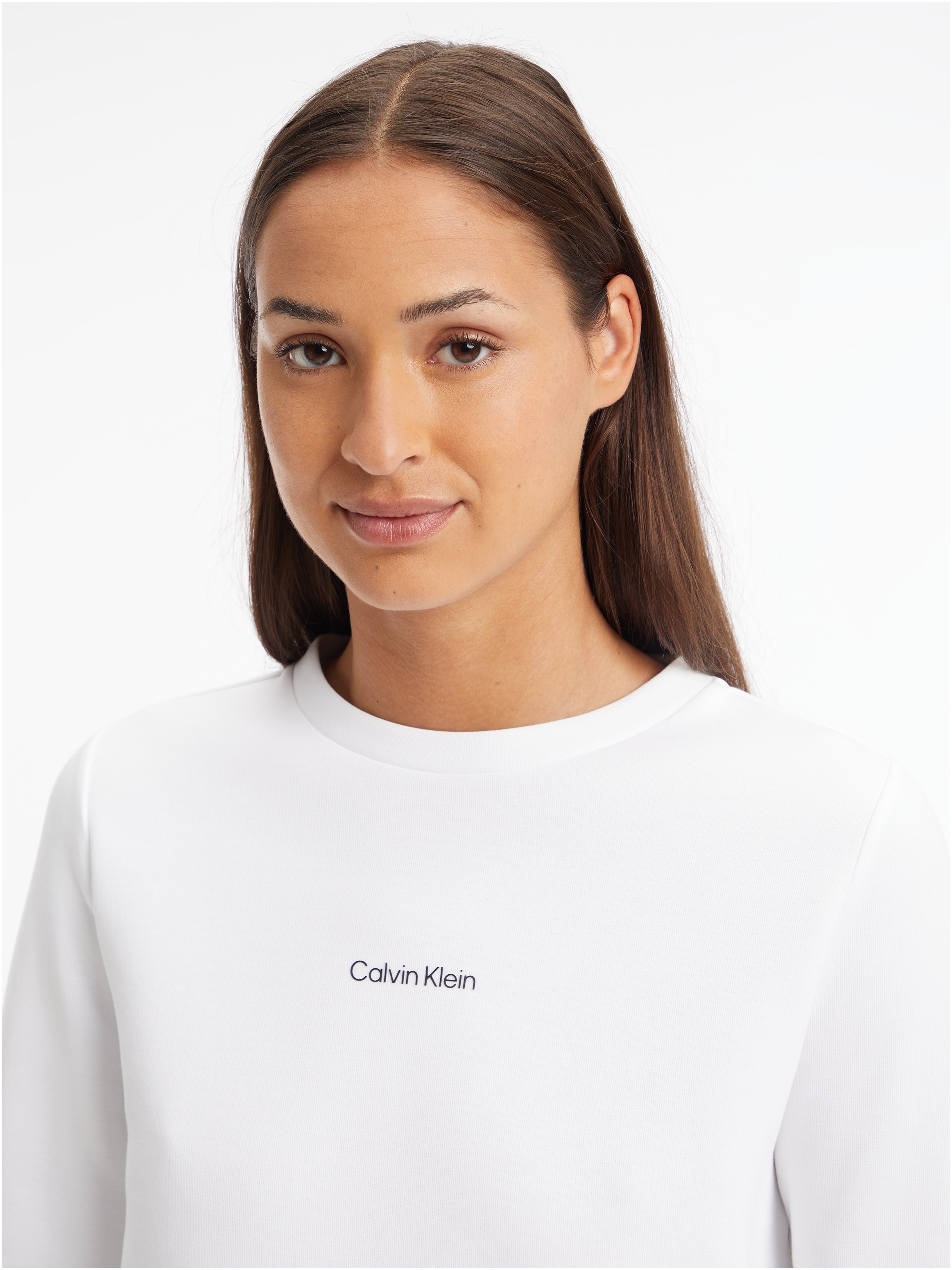Calvin Klein Sweatshirt »MICRO LOGO ESS SWEATSHIRT«, mit Rundhalsausschnitt
