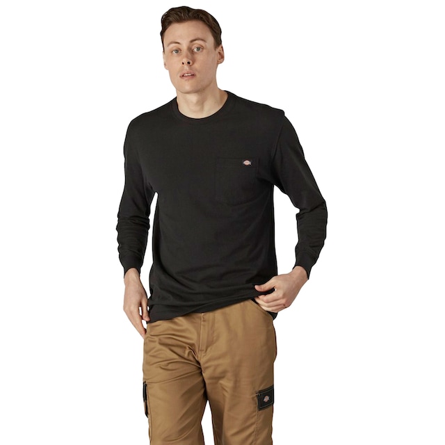 bei ♕ Baumwolle »Pocket«, Langarmshirt aus Dickies