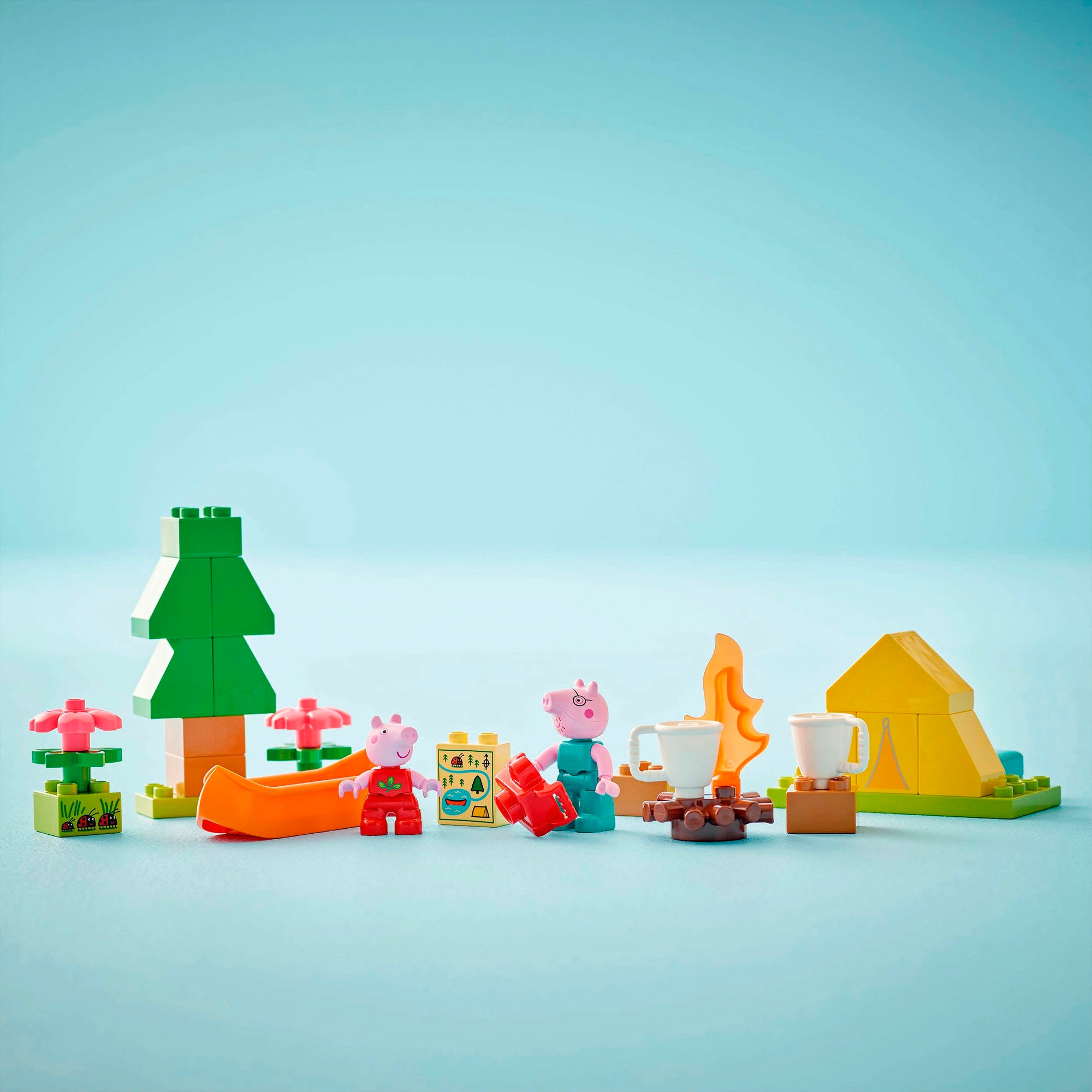 LEGO® Konstruktionsspielsteine »Campingausflug (10452), LEGO® DUPLO Peppa Pig« Made in Europe