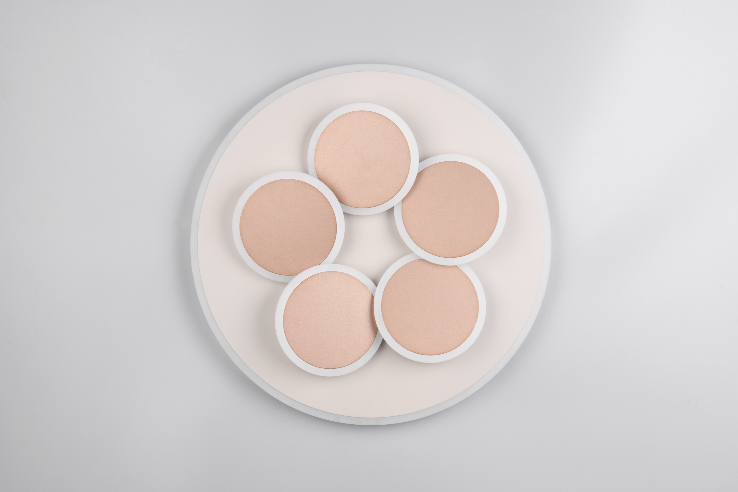 TRIO Leuchten LED Deckenleuchte »MANDALA, LED Deckenlampe mit Fernbedienung, dimmbar CCT Nachtlicht« LED-Board 1 Stk. warmweiß - kaltweiß Memory- und Timerfunktion 4200 Lumen warm- bis kaltweiß 2700-6500K 35W