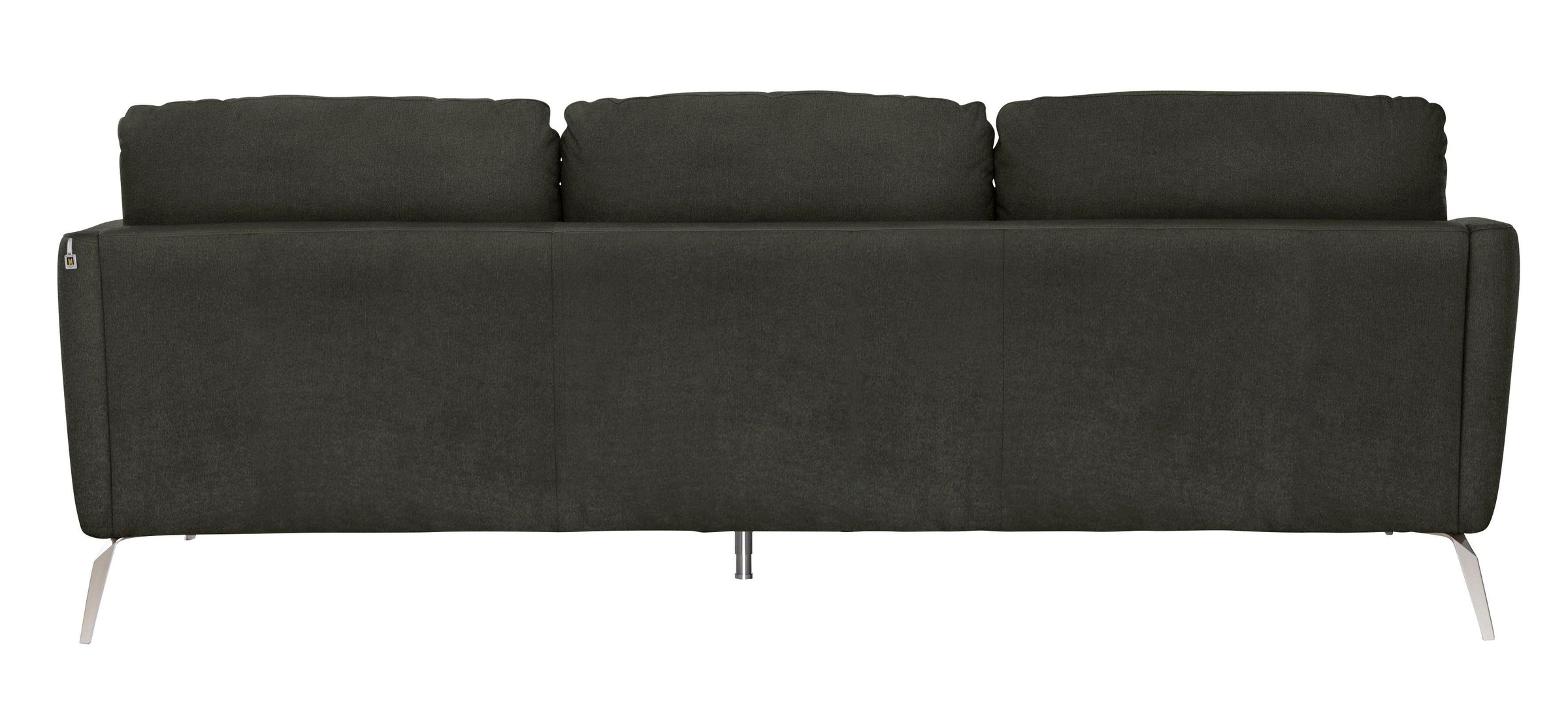 W.SCHILLIG Big-Sofa »softy«, mit dekorativer Heftung im Sitz, Füße Chrom glänzend