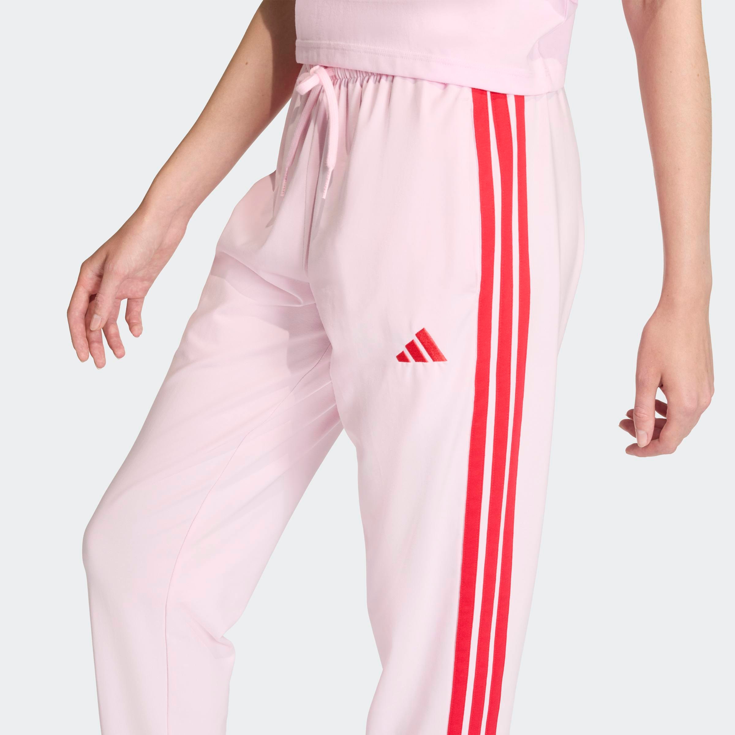 adidas Sportswear Sporthose »ESSENTIALS 3-STREIFEN«  für Erwachsene, aus Baumwolle und Elasthan, mit Kordelverschluss