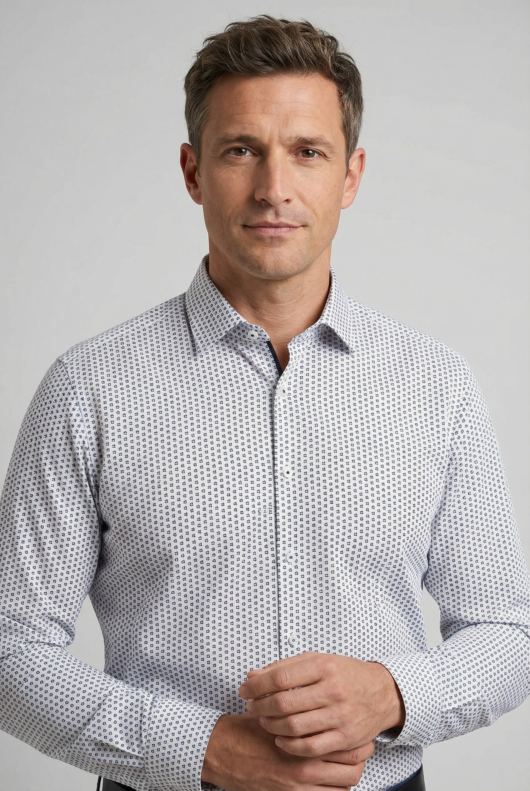 OLYMP Langarmhemd »Level 5« body fit, Kentkragen, Businesshemd