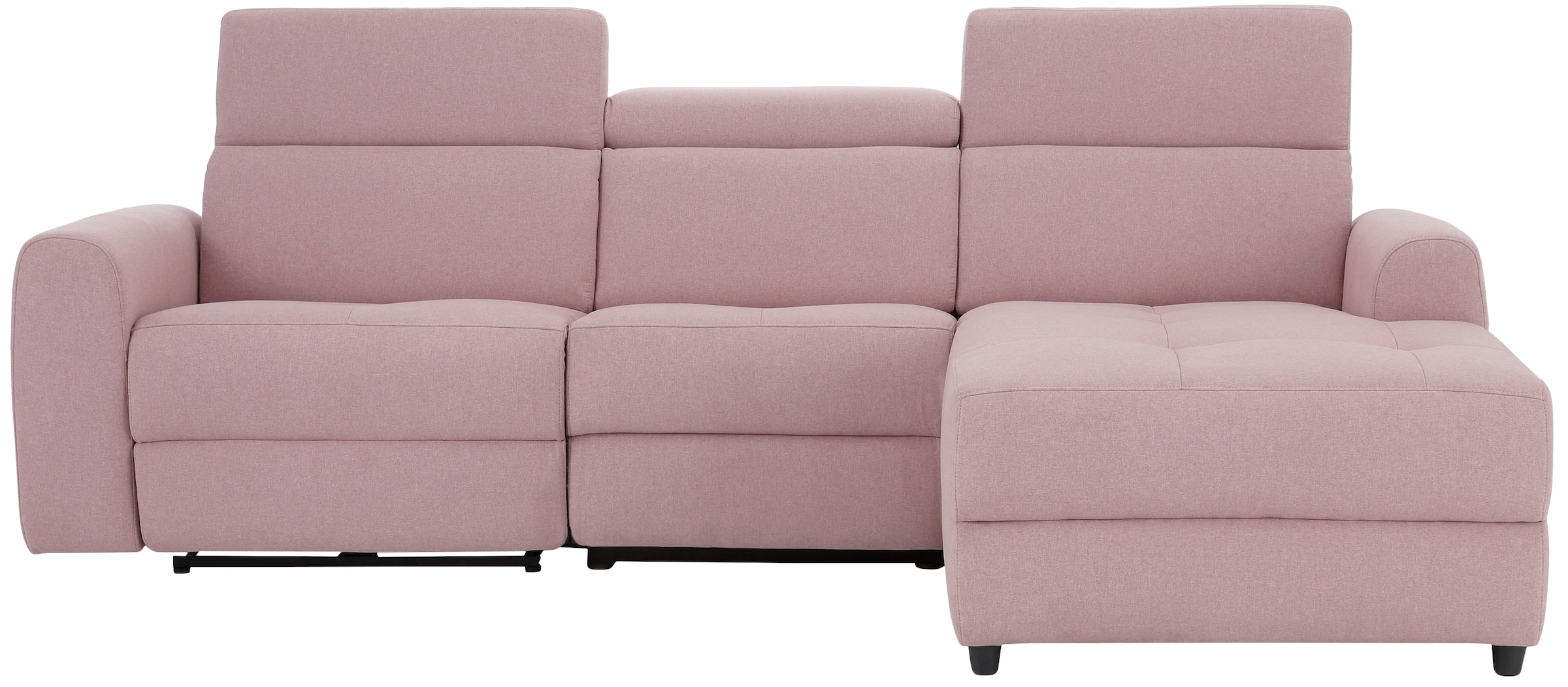 Home affaire Ecksofa »Sentrano, L-Form,«, 275 cm, man. o. elektr. Relaxfunktion und USB/Kopfverstellung