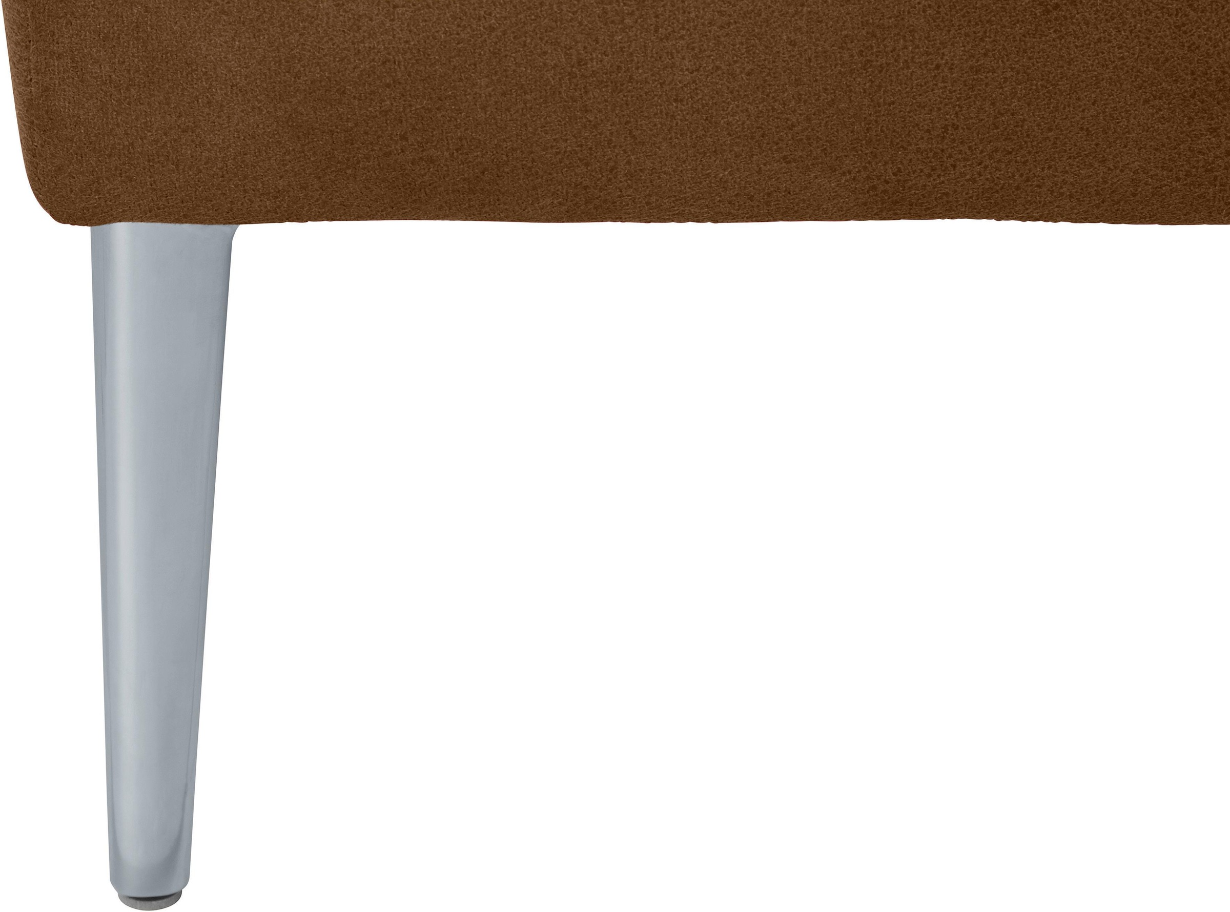 W.SCHILLIG Ecksofa »enjoy&MORE, Designsofa, elegant und bequem, L-Form«, mit Sitztiefenverstellung, Füße silber matt, Breite 310 cm
