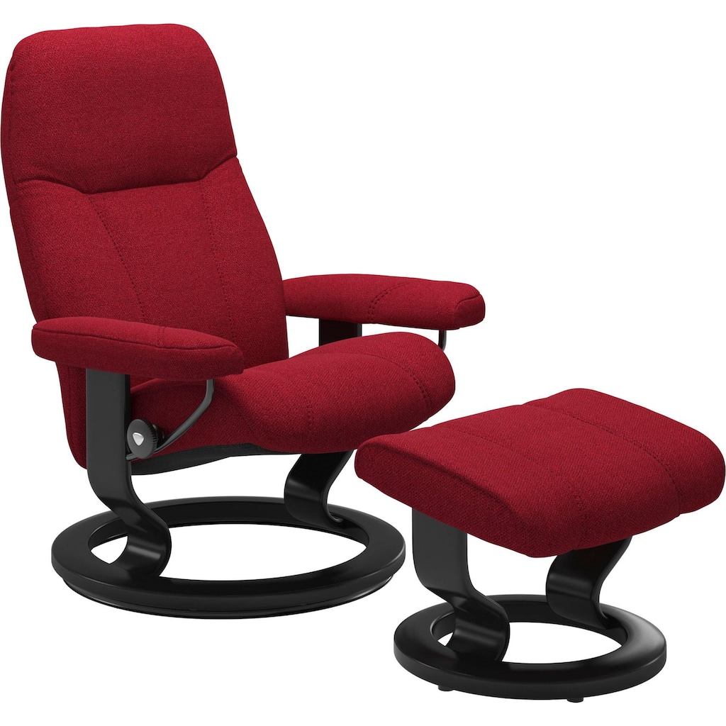 Stressless® Relaxsessel »Consul«, (Set, Relaxsessel mit Hocker)