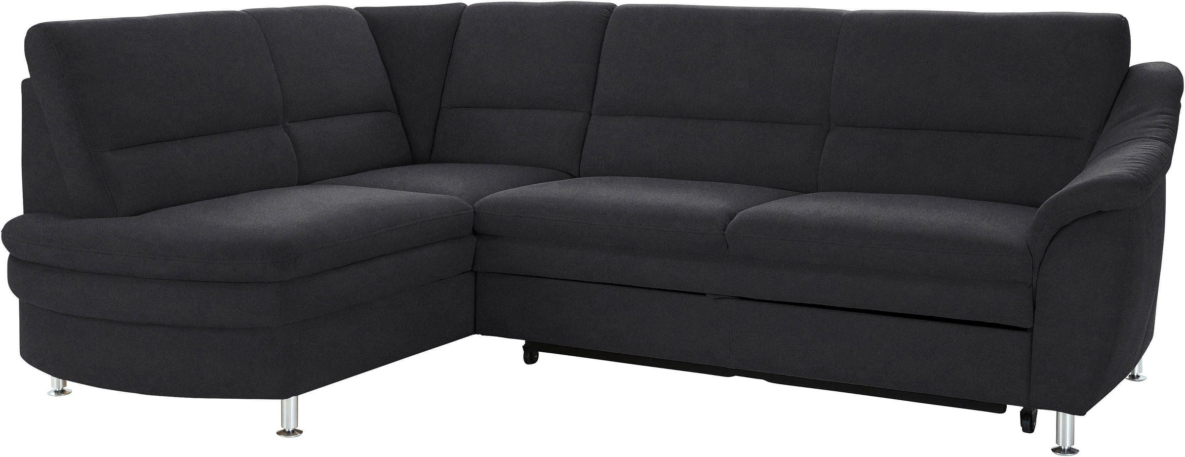 sit&more Ecksofa »Cardoso L-Form«, mit Federkern, wahlweise mit Bettfunktion und Schubkasten