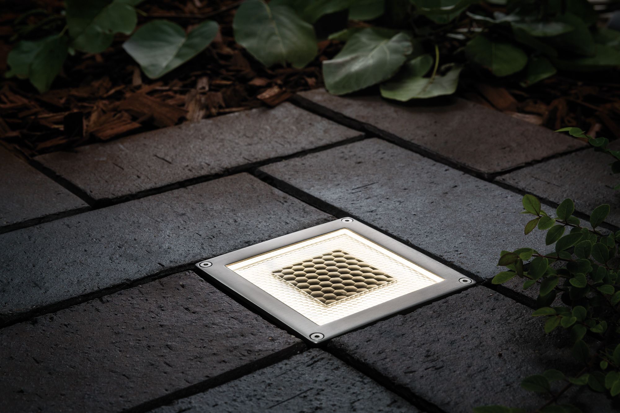 Paulmann LED Einbauleuchte »Cube«, 1 flammig, Leuchtmittel LED-Board | LED fest integriert, LED-Board, Bodeneinbauleuchten-Set, Solar, Edelstahl