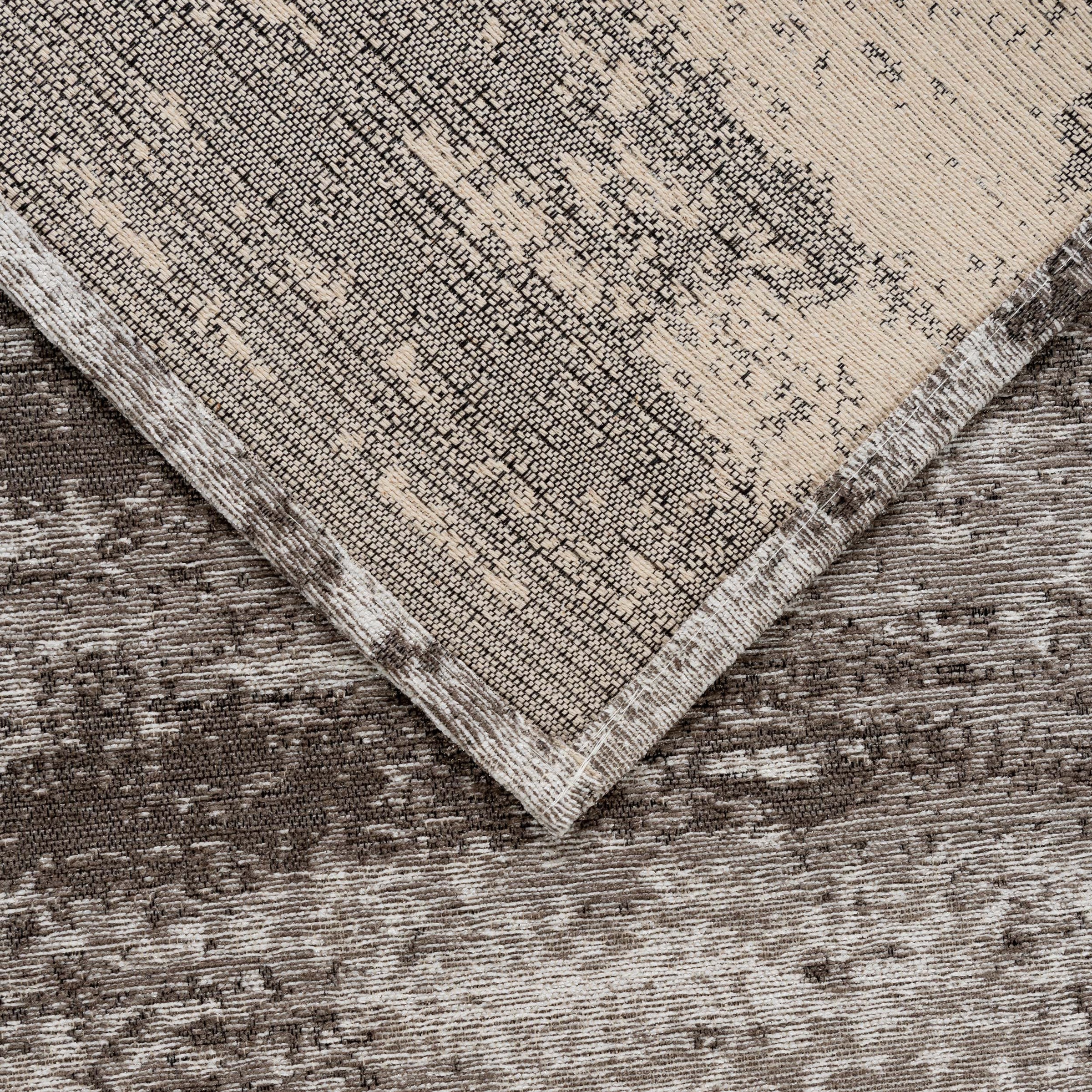 Sehrazat Teppich »Carina Marmor- Optik, waschbar, abstraktes rutschfest, Design 6963«, rechteckig, Flachgewebe