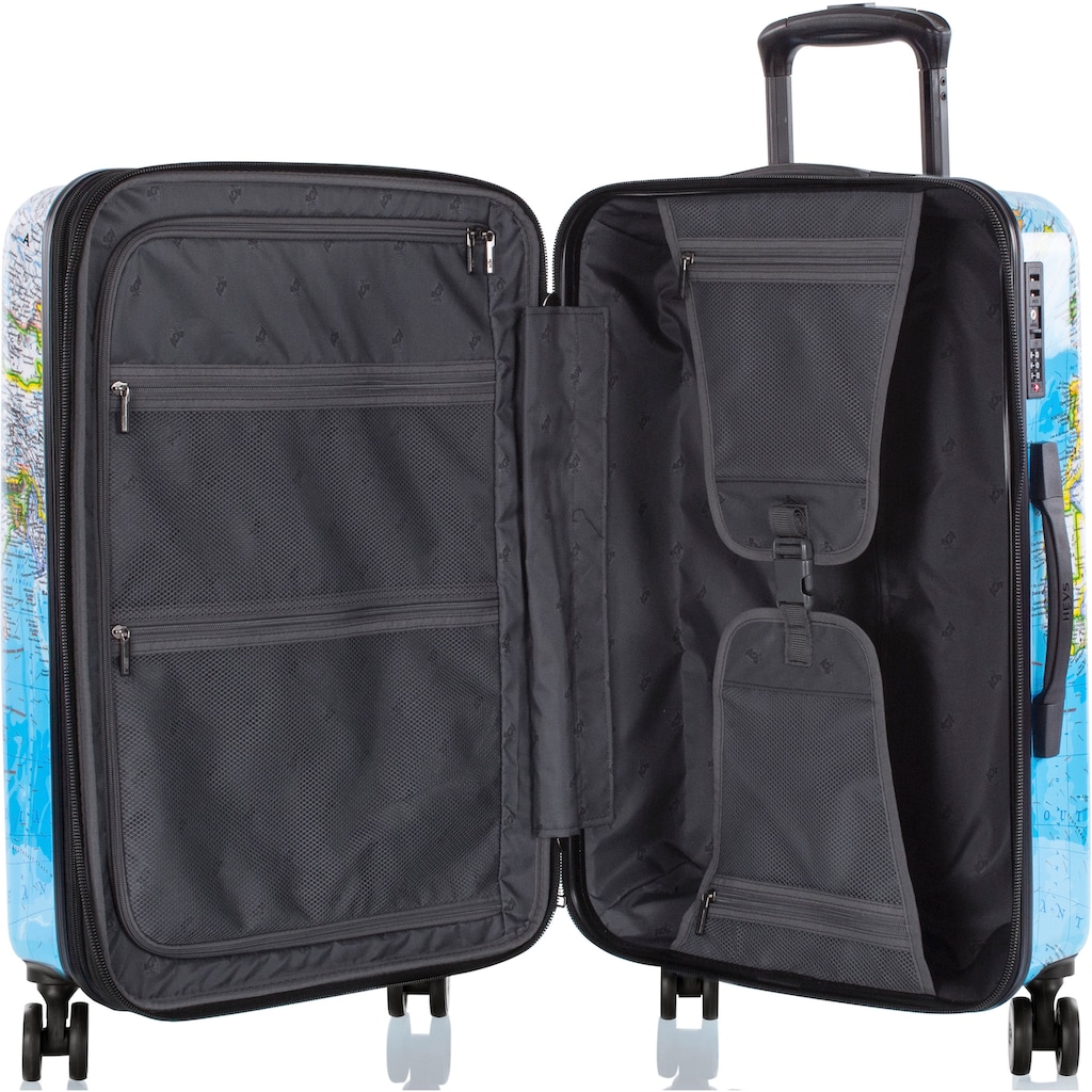 Heys Hartschalen-Trolley »Journey 3G bunt, 66 cm«, 4 Rollen