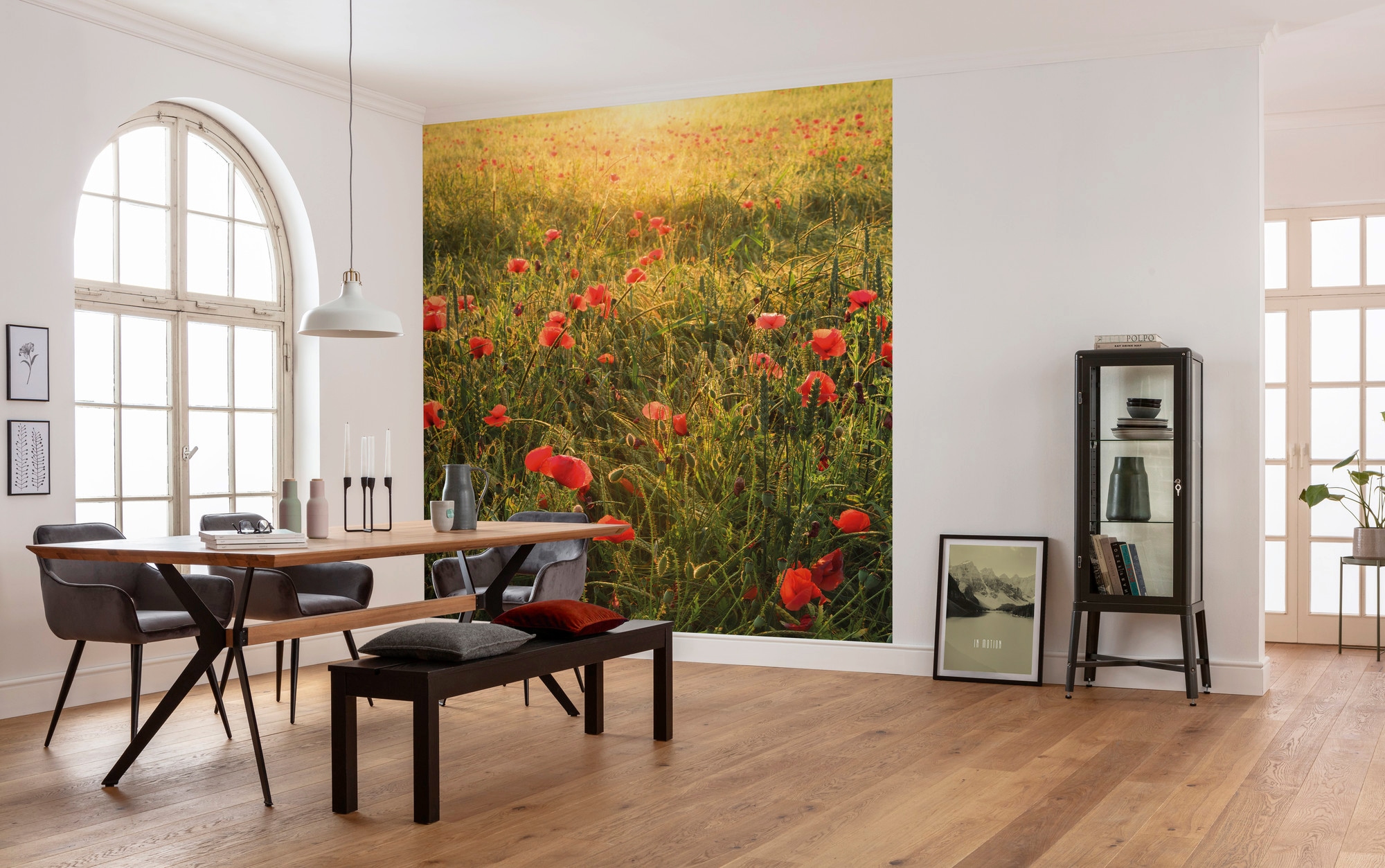 Komar Vliestapete »Digitaldruck Vlies -  Poppy World - Größe 250 x 280 cm« bedruckt glatt Wohnzimmer, Schlafzimmer
