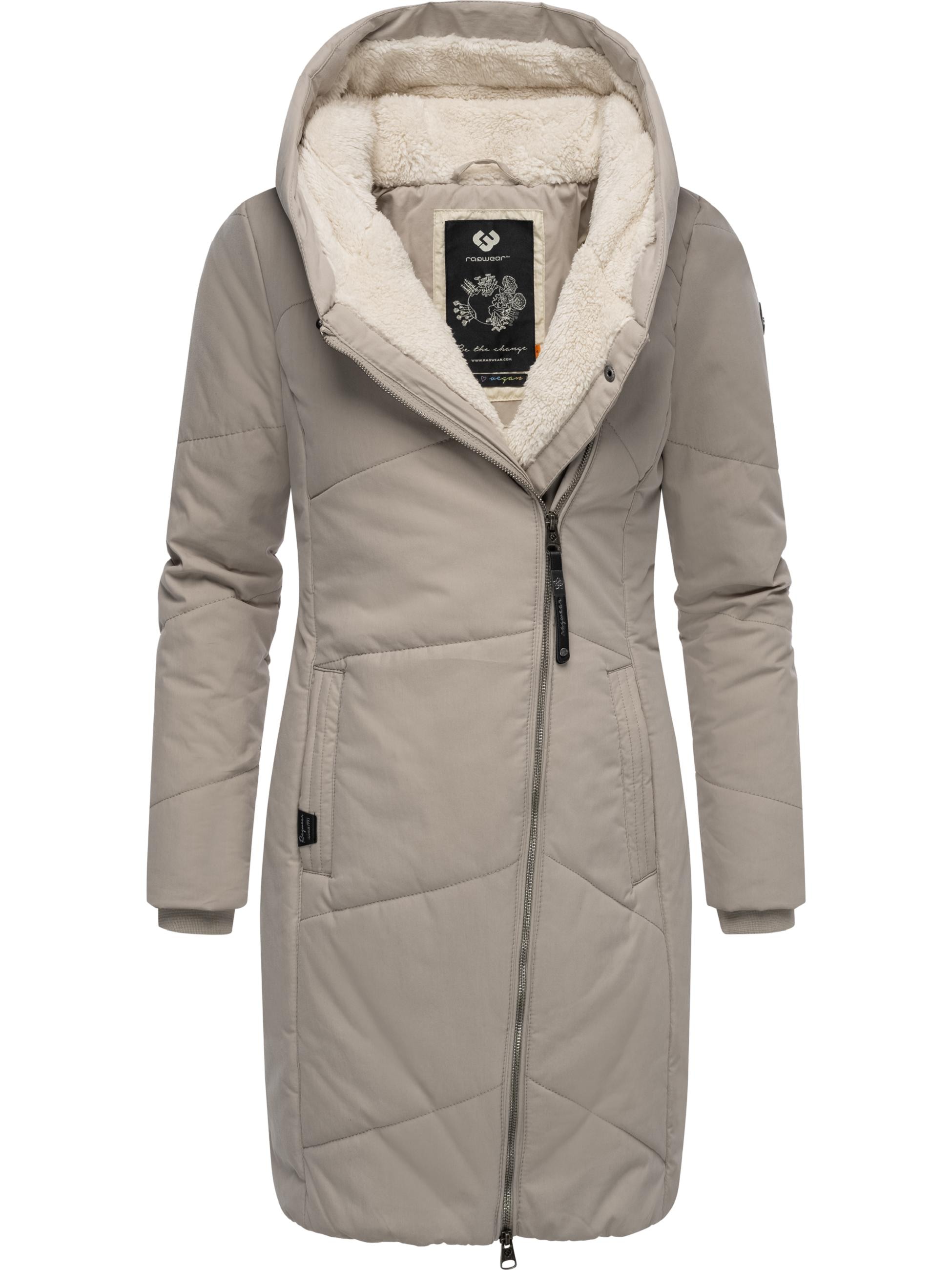 Wintermantel »Wintermantel Gordon Long«, gesteppter Winterparka mit asymmetrischem Kragen